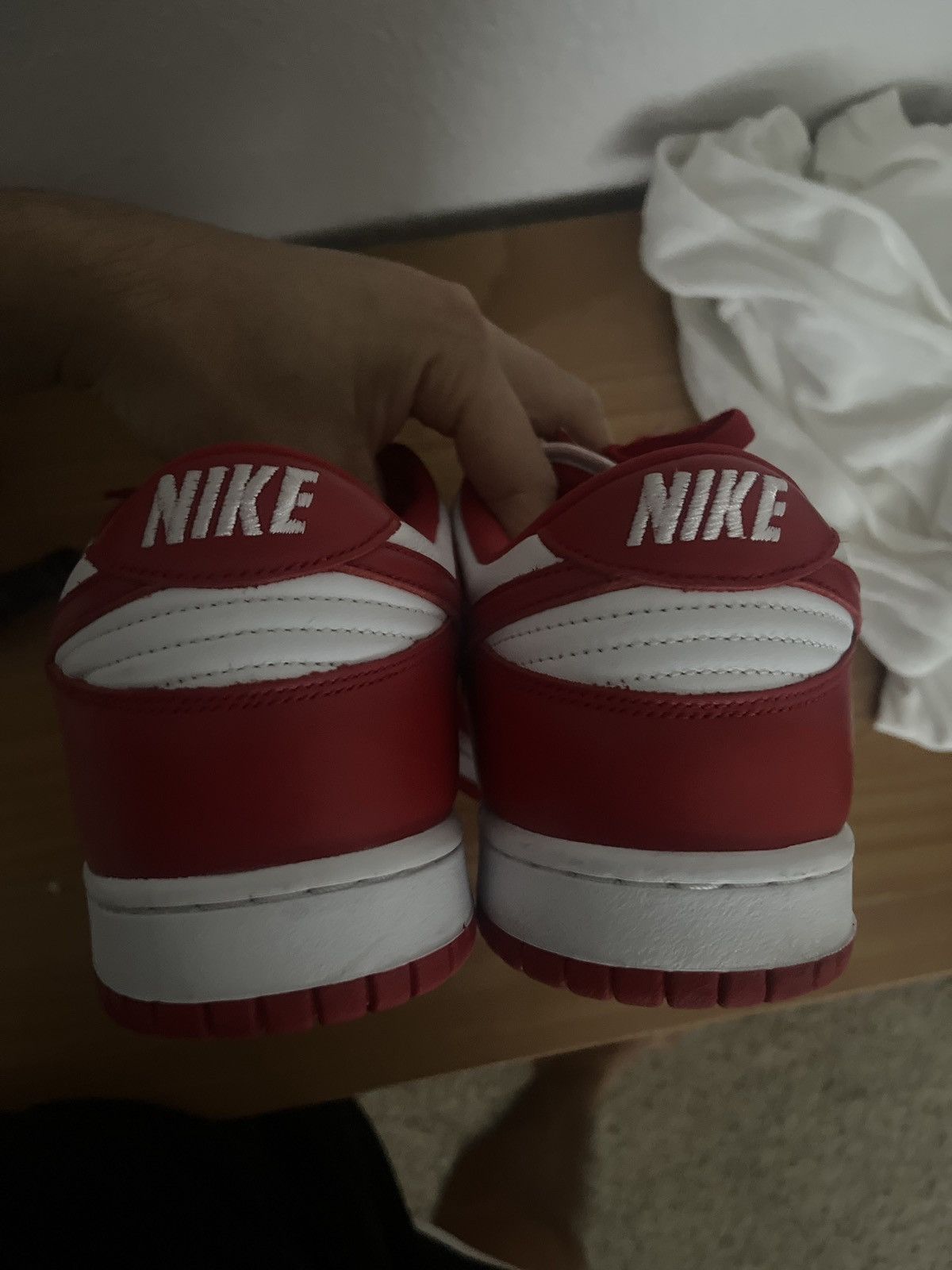 Nike Nike Dunk Low St. John’s Red White Size 10.5 Size US 10.5 / EU 43-44 - 9 Thumbnail