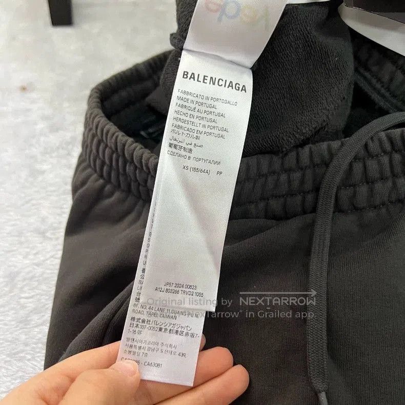 Balenciaga Balenciaga Black Distressed Casual Pants. Size US 26 / EU 42 - 4 Thumbnail