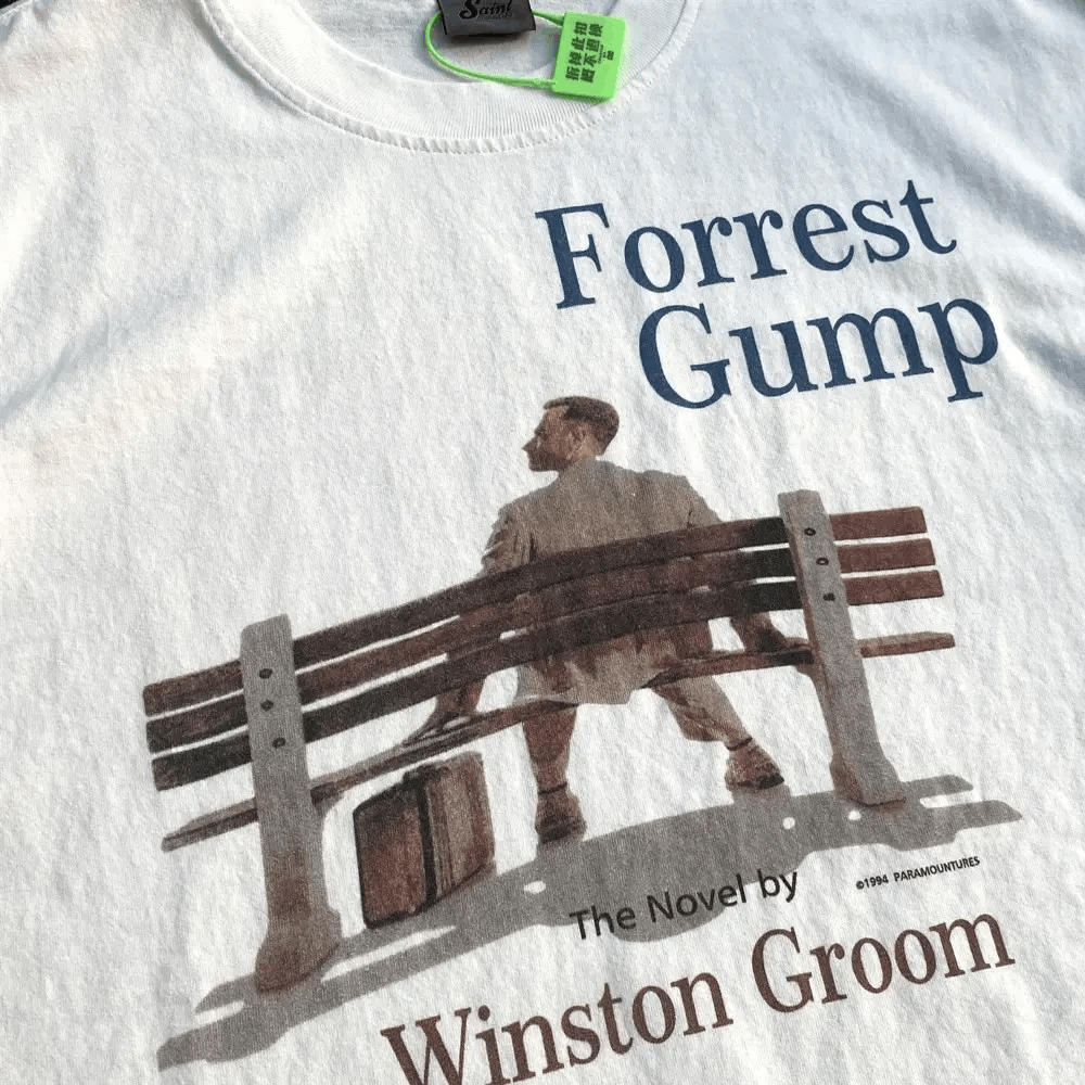Japanese Brand × Vintage Forrest Gump Edition Printed Tshirt Size US L / EU 52-54 / 3 - 5 Thumbnail