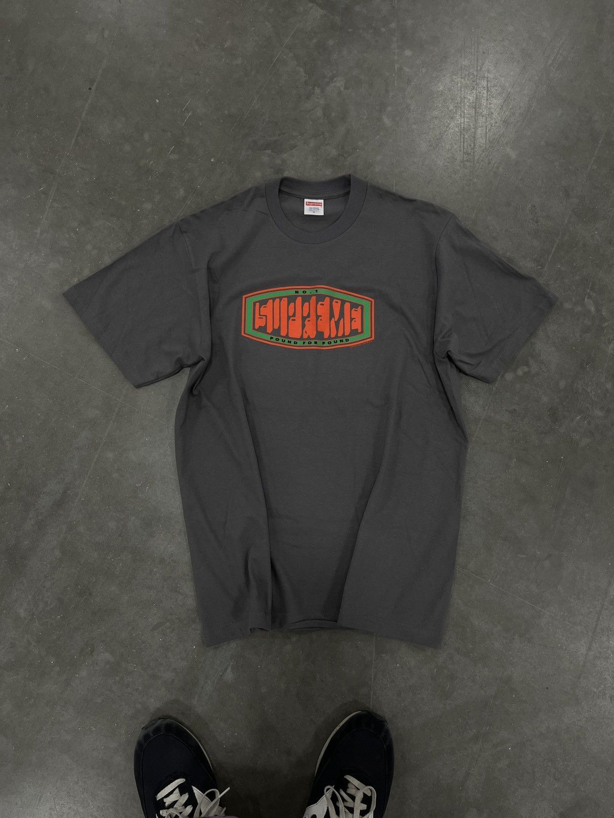 Supreme Supreme Pound Tee Charcoal M Size US M / EU 48-50 / 2 - 4 Thumbnail