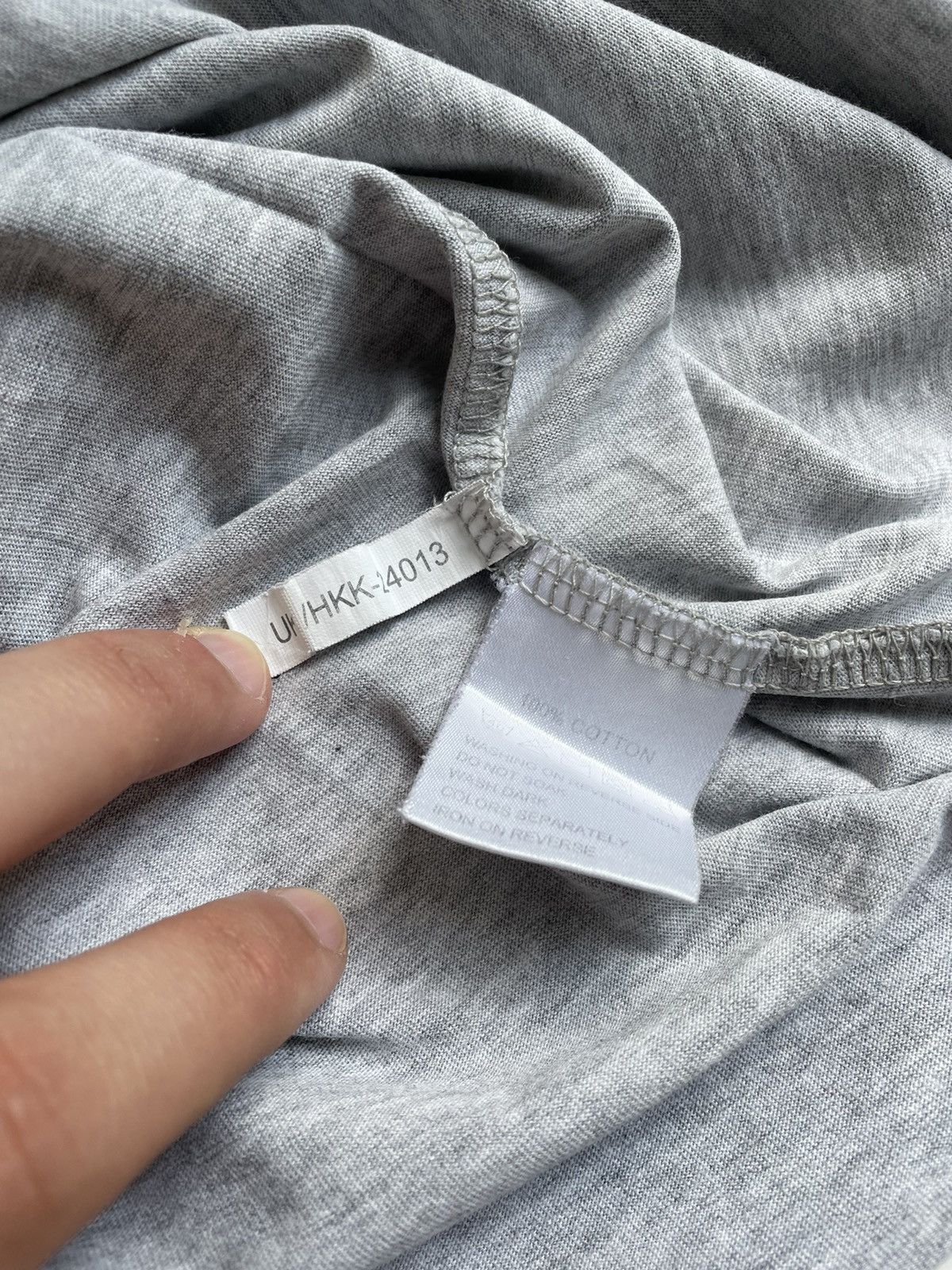 Yves Saint Laurent Yves Saint Laurent Big Logo T-Shirt Grey Vintage YSL Size US L / EU 52-54 / 3 - 5 Thumbnail