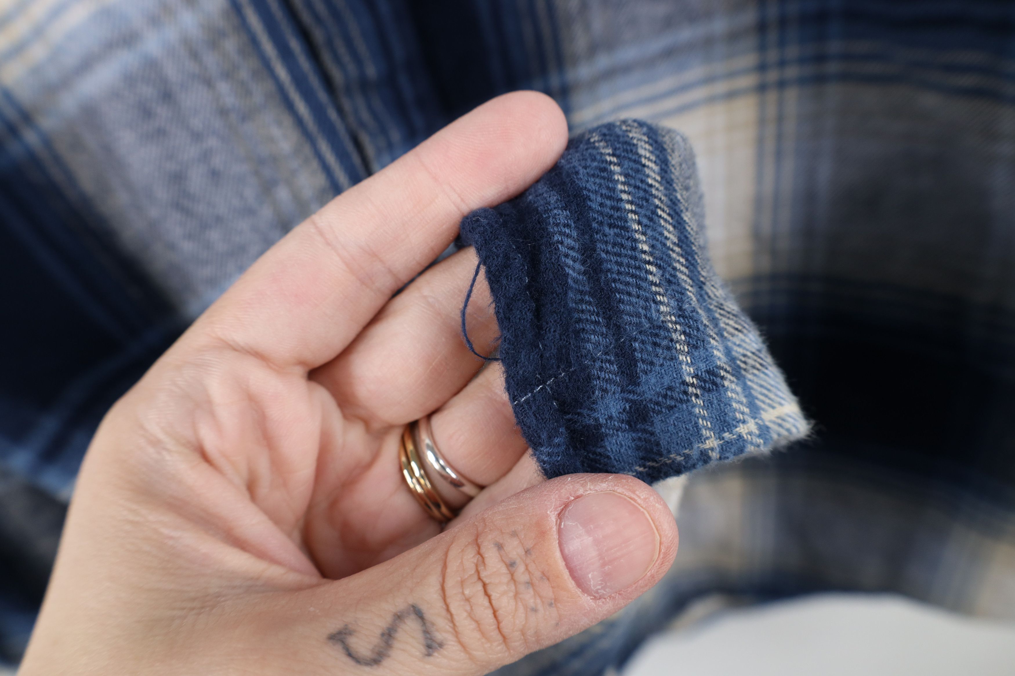 Vintage Vintage 90s Streetwear Rodeo Flannel Button Shirt Plaid Size US L / EU 52-54 / 3 - 10 Thumbnail