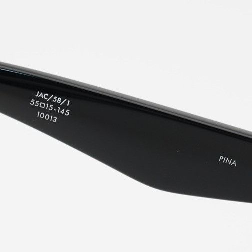Jacquemus Jacquemus PINA JAC/58 C1 Sunglasses Black Cat Eye Frame Size ONE SIZE - 9 Thumbnail