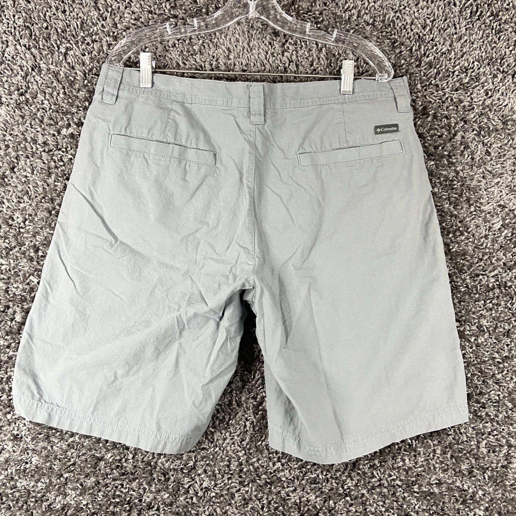 Vintage Columbia Gray Shorts Men 36 Chino Regular - Mens Size US 36 / EU 52 - 7 Thumbnail