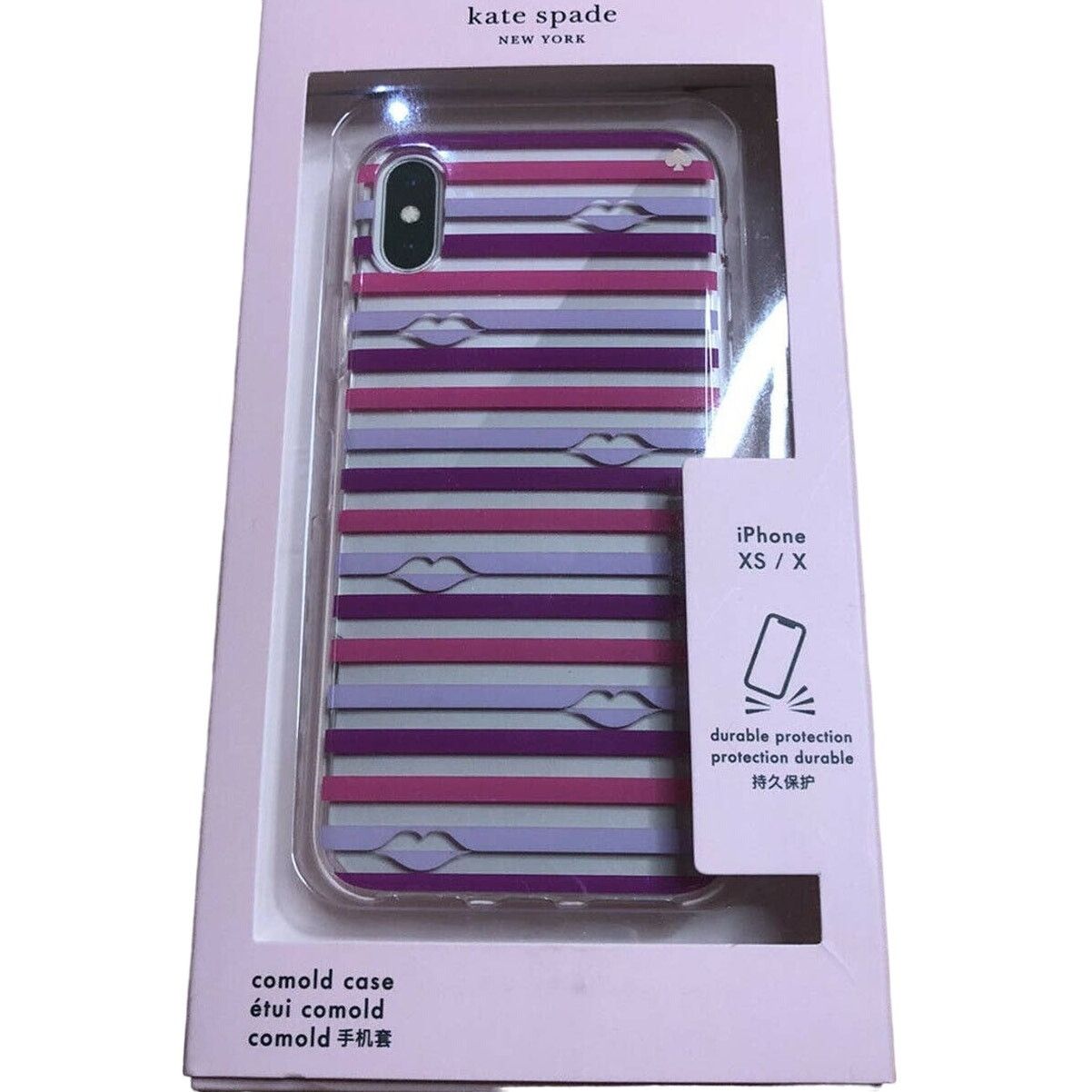 Kate Spade Kate Spade New York Lips with Stripe iPhone XS / X Case Size ONE SIZE - 1 Thumbnail