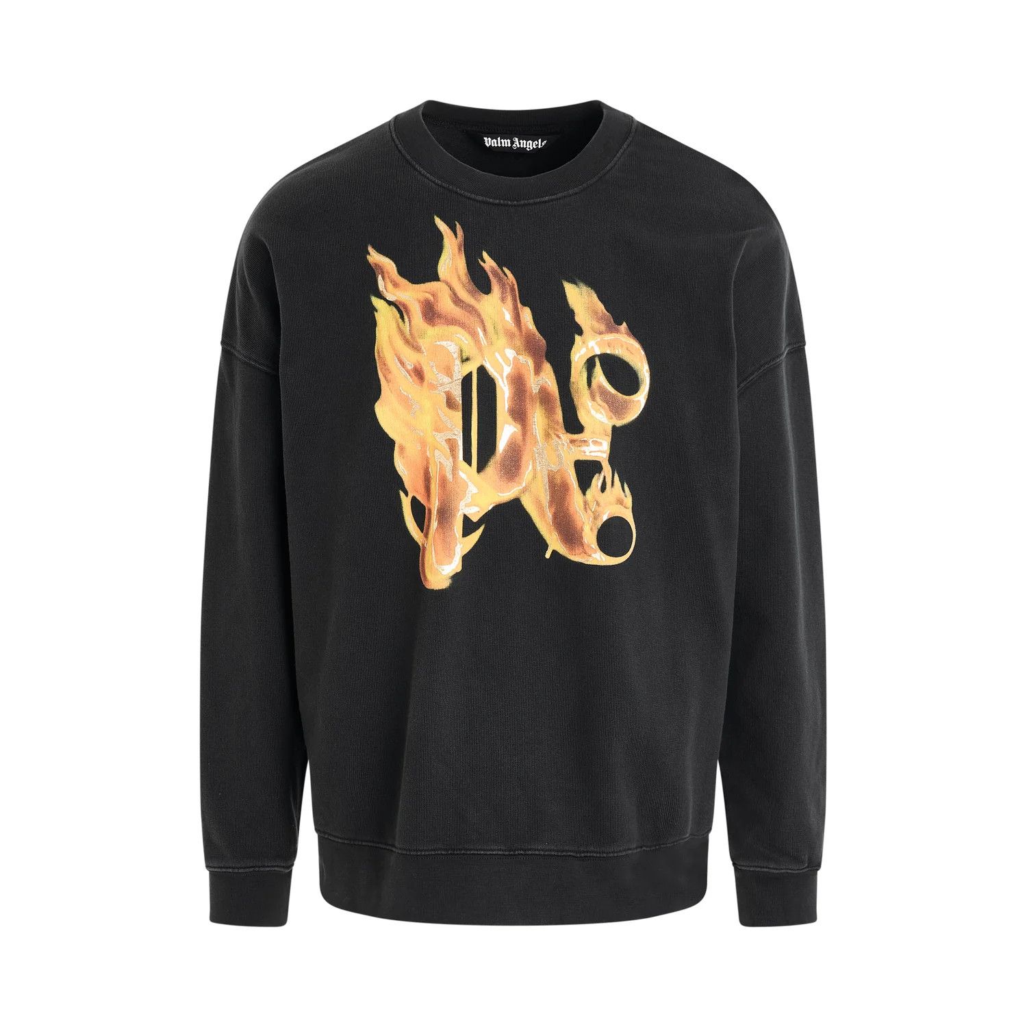 Palm Angels o1mris0824 Sweatshirt in Black & Gold Size US XL / EU 56 / 4 - 1 Thumbnail