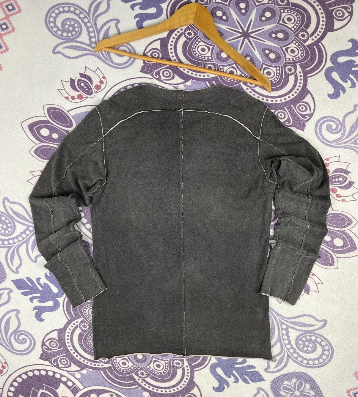 Kazuyuki Kumagai Attachment Rare🔥Vintage Kazuyuki Kumagai Attachment Rayon L/S Shirt Size S / US 4 / IT 40 - 9 Thumbnail