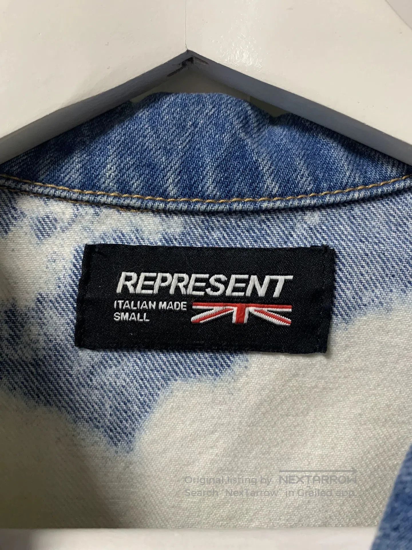 Represent Clo. UK Streetwear Italian Denim Jacket. Size US M / EU 48-50 / 2 - 3 Thumbnail
