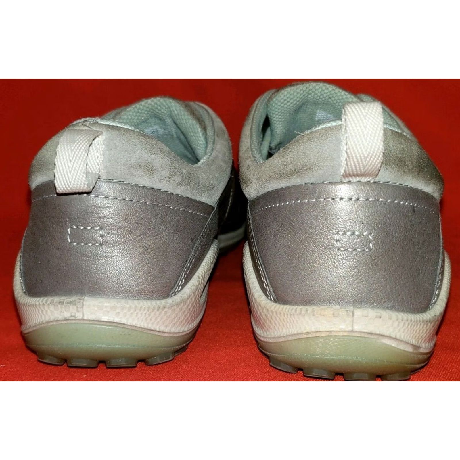 Ecco VINTAGE Ecco Biom Women's Sneaker Pewter 41EU 10.5M Yak Technology Shoes Size US 8 / IT 38 - 6 Thumbnail