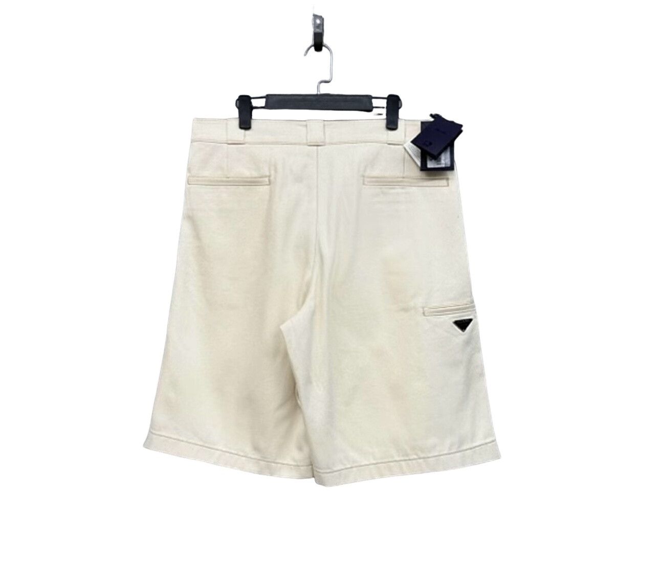 Prada Prada Triangle Logo Cotton Shorts 54 Size US 38 / EU 54 - 1 Thumbnail