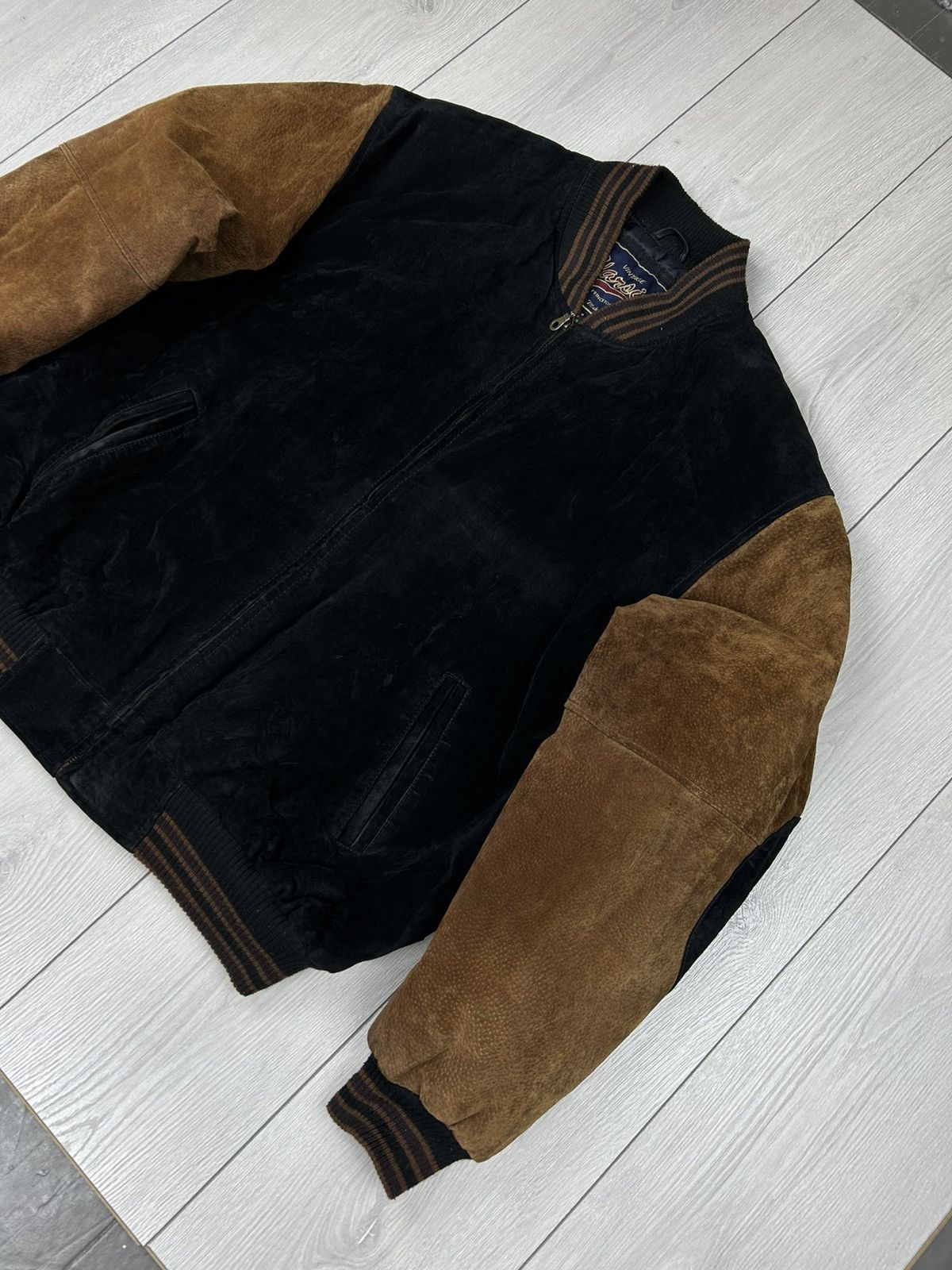 Vintage Vintage Varsity American Leather Bomber Jacket size L Size US L / EU 52-54 / 3 - 2 Thumbnail