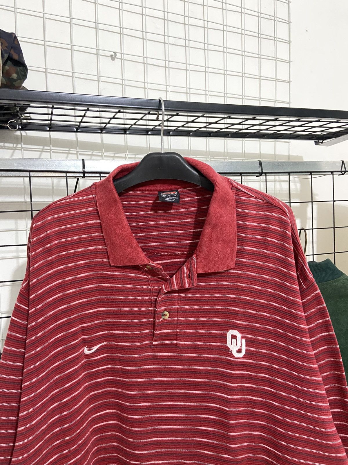 Nike NIKE Team Oklahoma Sooners polo vintage Size US XL / EU 56 / 4 - 2 Thumbnail