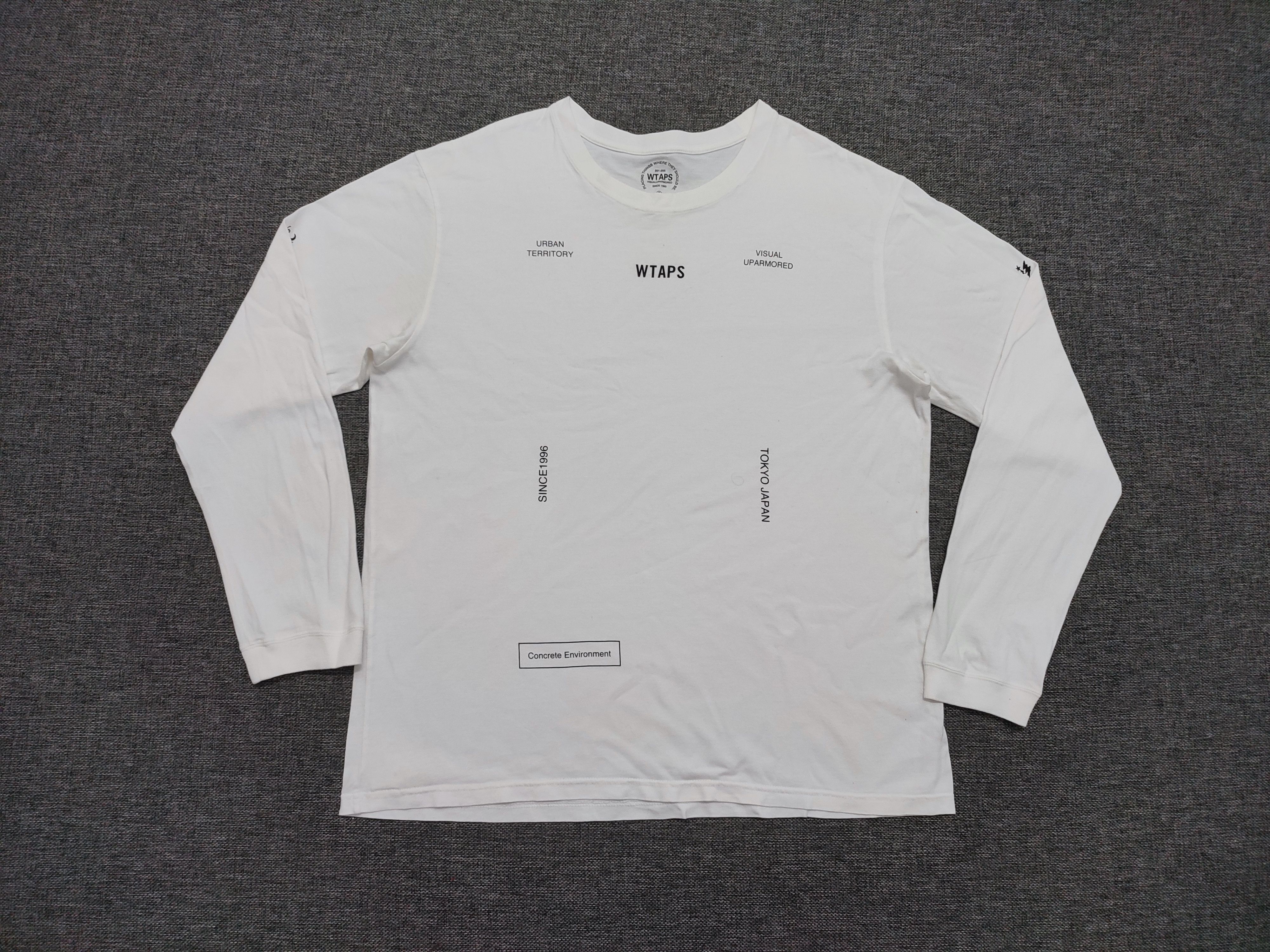 Wtaps Wtaps Visual Uparmored Wording Long Sleeve Tee Size US L / EU 52-54 / 3 - 1 Thumbnail