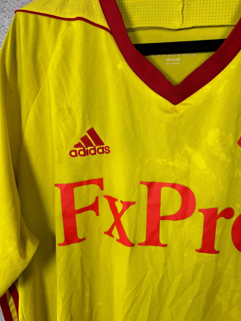 Adidas Vintage Watford FC 2017/18 Adidas Soccer Jersey Size US XXL / EU 58 / 5 - 8 Thumbnail