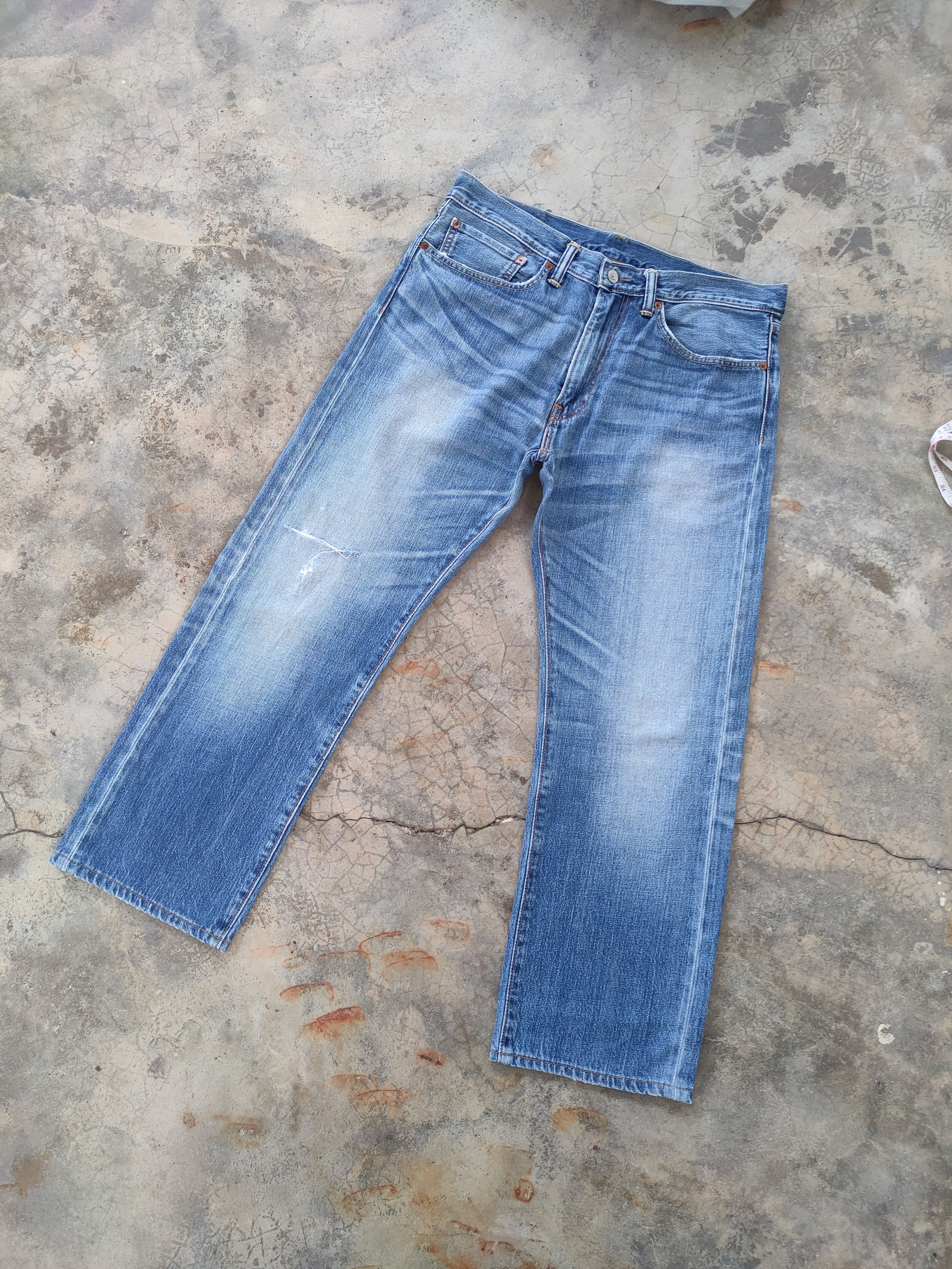Levi's Vintage Clothing VINTAGE LEVI'S 505 RIPPED DENIM JEANS PANTS Size US 36 / EU 52 - 2 Thumbnail