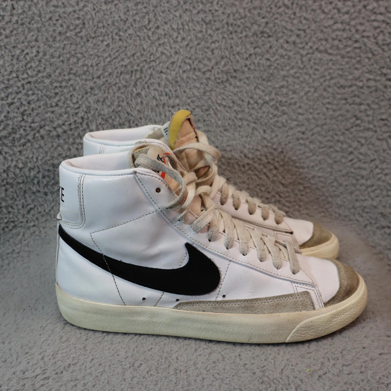 Nike Nike Blazer Mid '77 CZ1055-100 Womens US 9 Shoes White / Blk Size US 9 / IT 39 - 4 Thumbnail