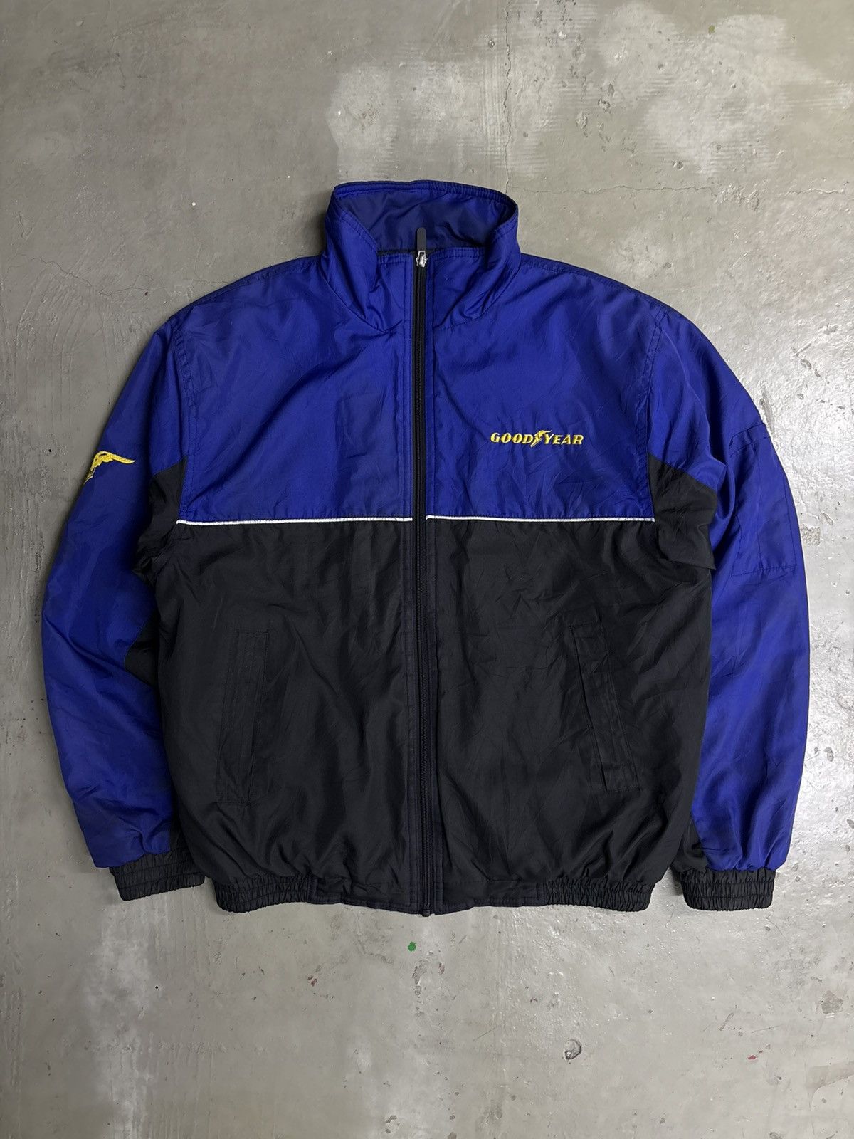 Vintage vintage 1990s Goodyear Ice Nava 7 embroidered zipper jacket Size US L / EU 52-54 / 3 - 5 Thumbnail