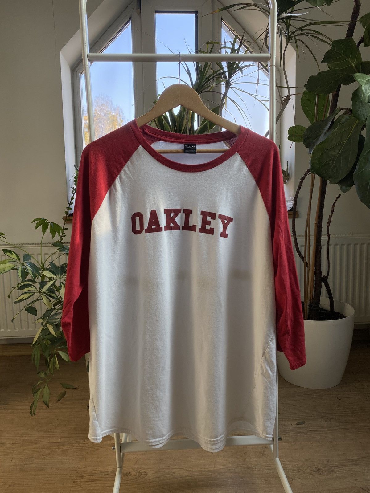 Oakley × Vintage OAKLEY OVERSIZE LONGSLEEVE 3/4 SLEEVE Size US XL / EU 56 / 4 - 1 Thumbnail