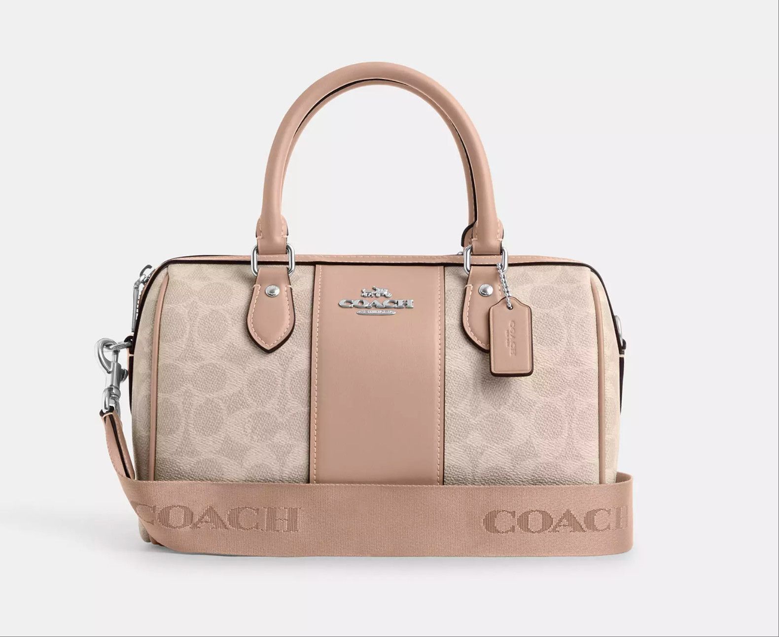Coach Rowan Satchel Bag In Signature Canvas CW376 Size ONE SIZE - 6 Thumbnail