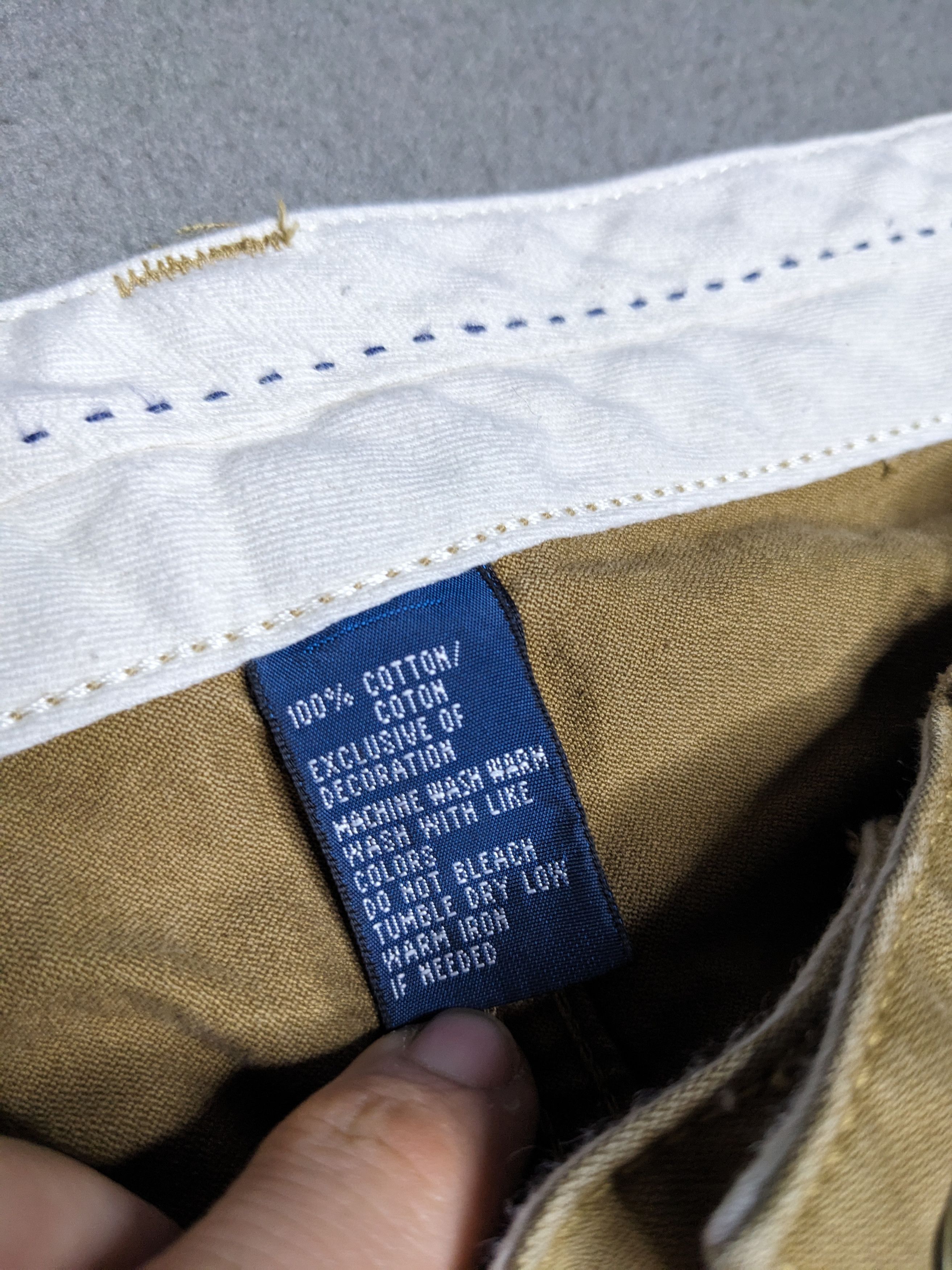 Polo Ralph Lauren Polo Ralph Lauren Dungaree Pants 34x30 Straight Small Pony Size US 34 / EU 50 - 12 Thumbnail