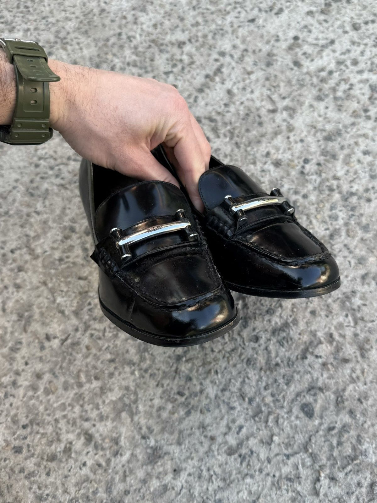 RRL Ralph Lauren Ralph Lauren Y2K Polo Loafers Old Many Heels Prada Style Size US 9 / IT 39 - 7 Thumbnail
