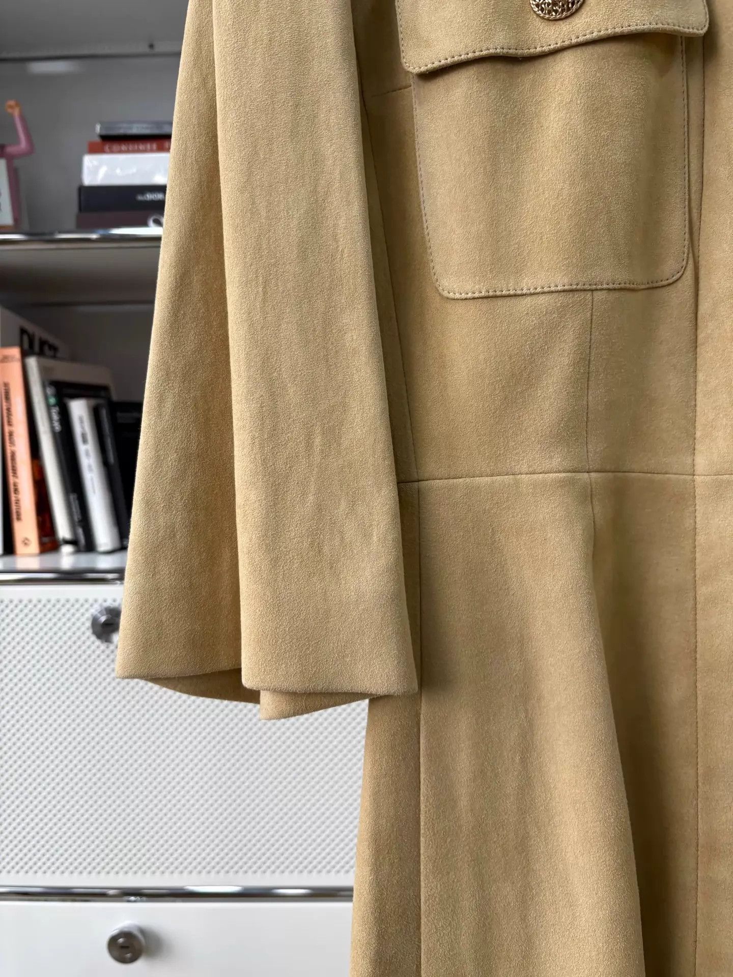 Chanel Chanel Women's Runway Khaki Lambskin Dress 36 Size XS / US 0-2 / IT 36-38 - 4 Thumbnail