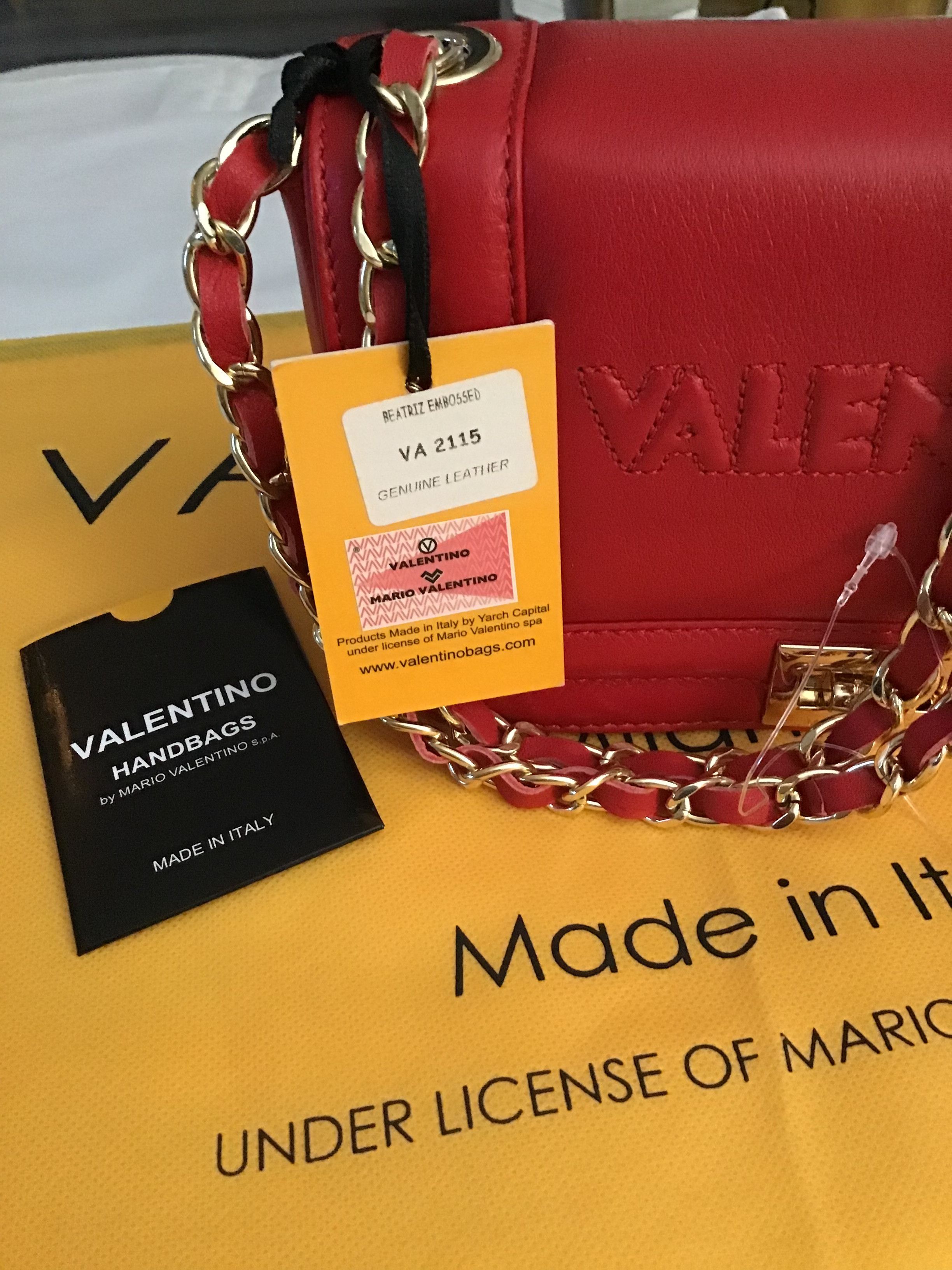 Mario Valentino BEATRIZ EMBOSSED LEATHER CROSSBODY Size ONE SIZE - 15 Thumbnail