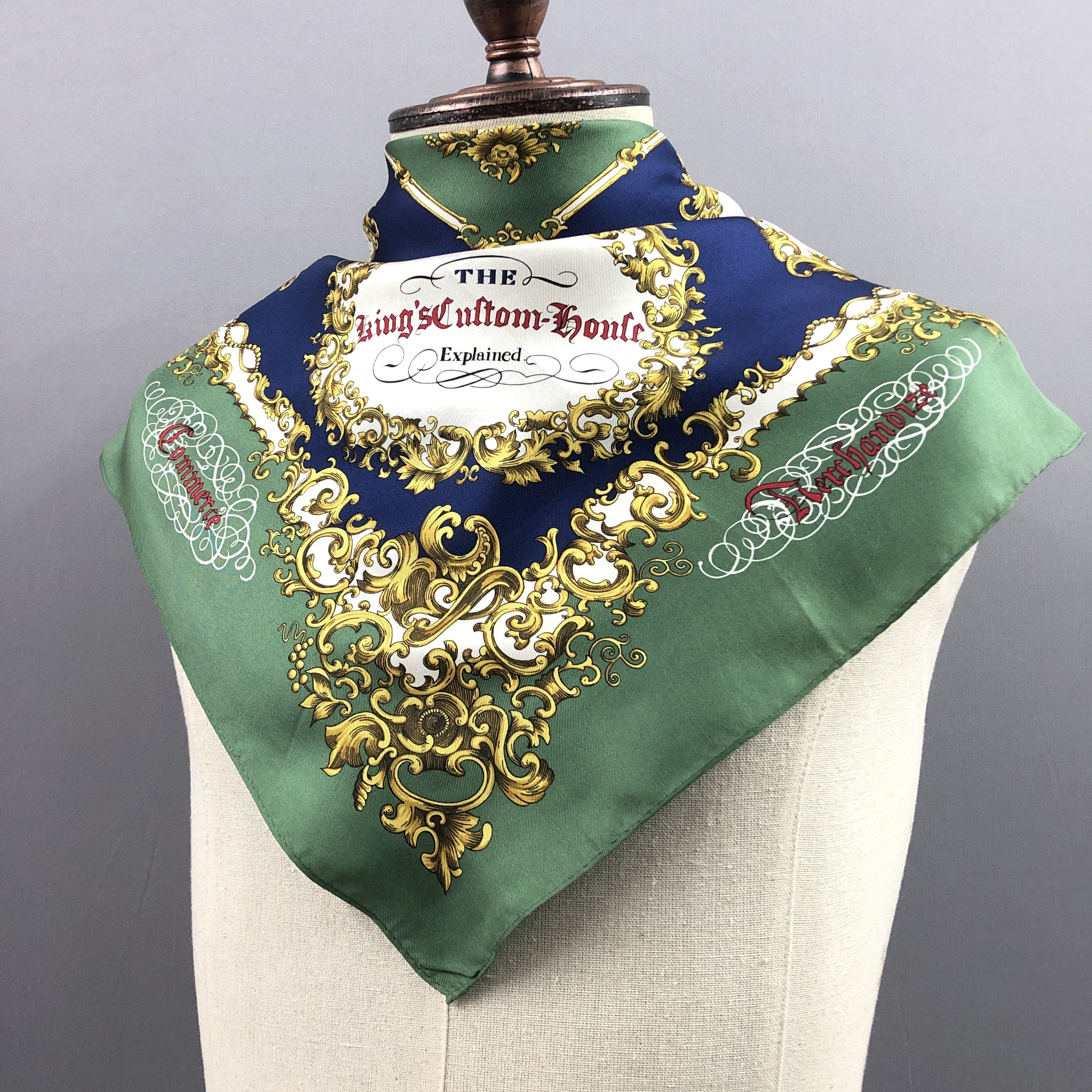 Japanese Brand × Vintage Vintage SILK Scarf Twill Stole Wraps Scarves Size ONE SIZE - 3 Thumbnail