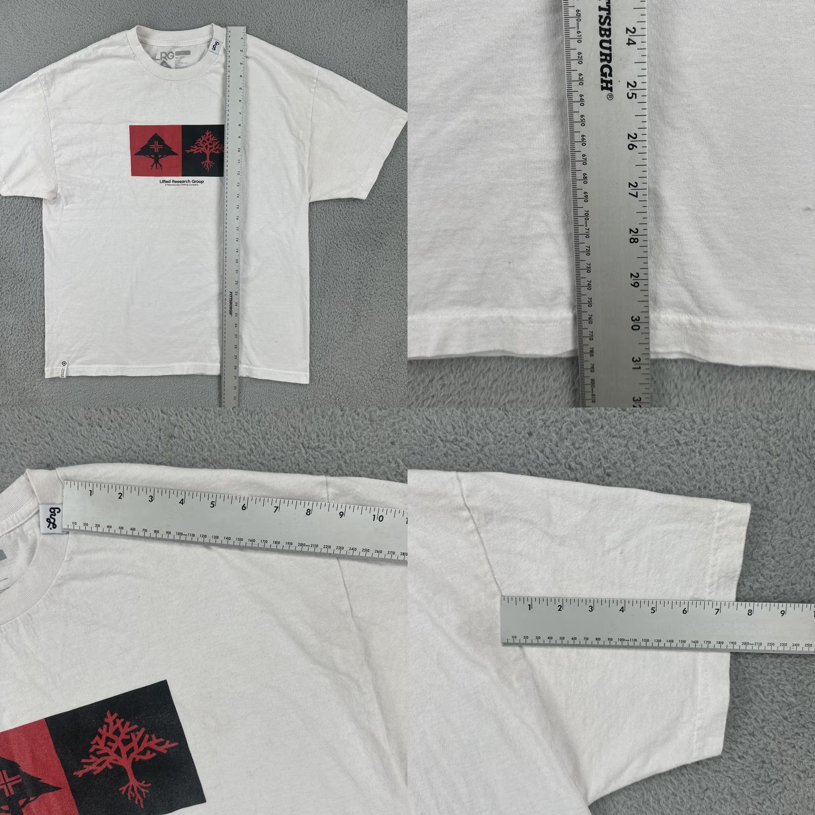 Vintage LRG T Shirt Mens White 2XL Hip Hop Streetwear Crew Neck Short Sleeve Size US XXL / EU 58 / 5 - 9 Thumbnail