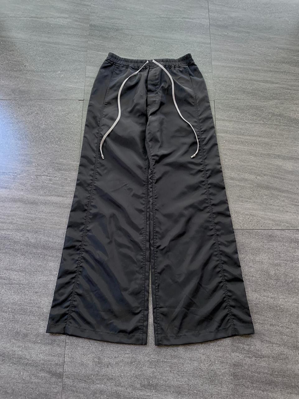 Rick Owens FREE TAX! Nylon Wideleg Pusher Pants Size US 34 / EU 50 - 1 Thumbnail
