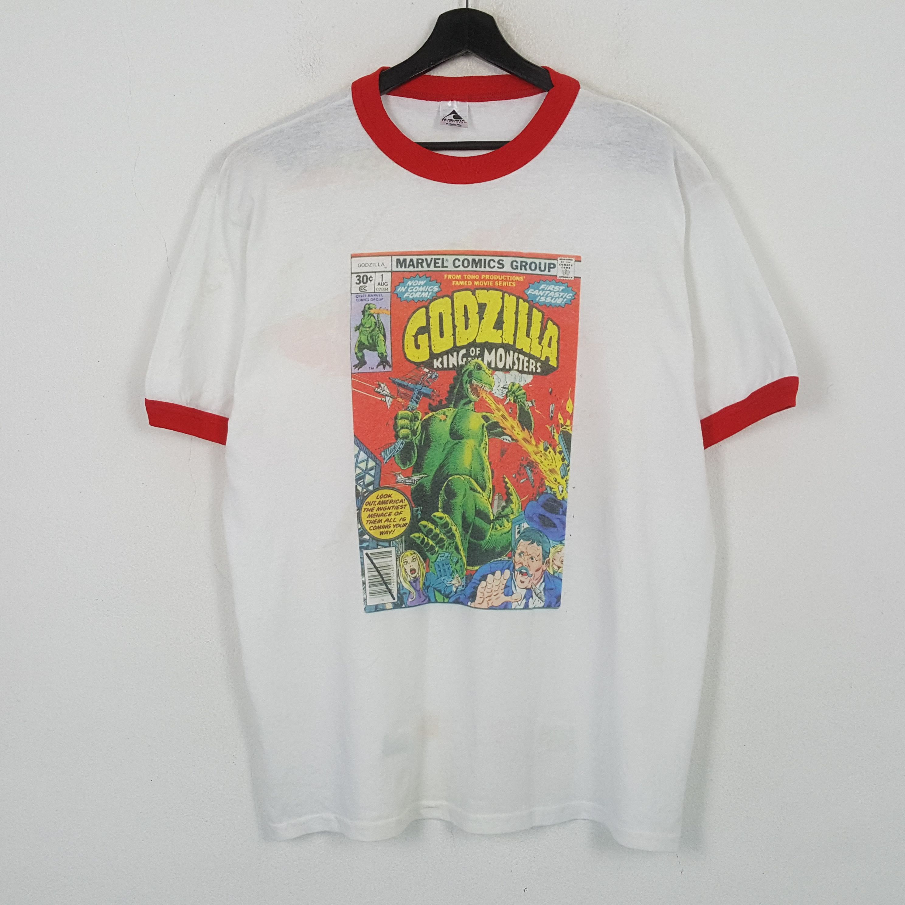 Vintage Godzilla King Of The Monsters Promo Style Tshirt RR27 Size US XL / EU 56 / 4 - 1 Thumbnail