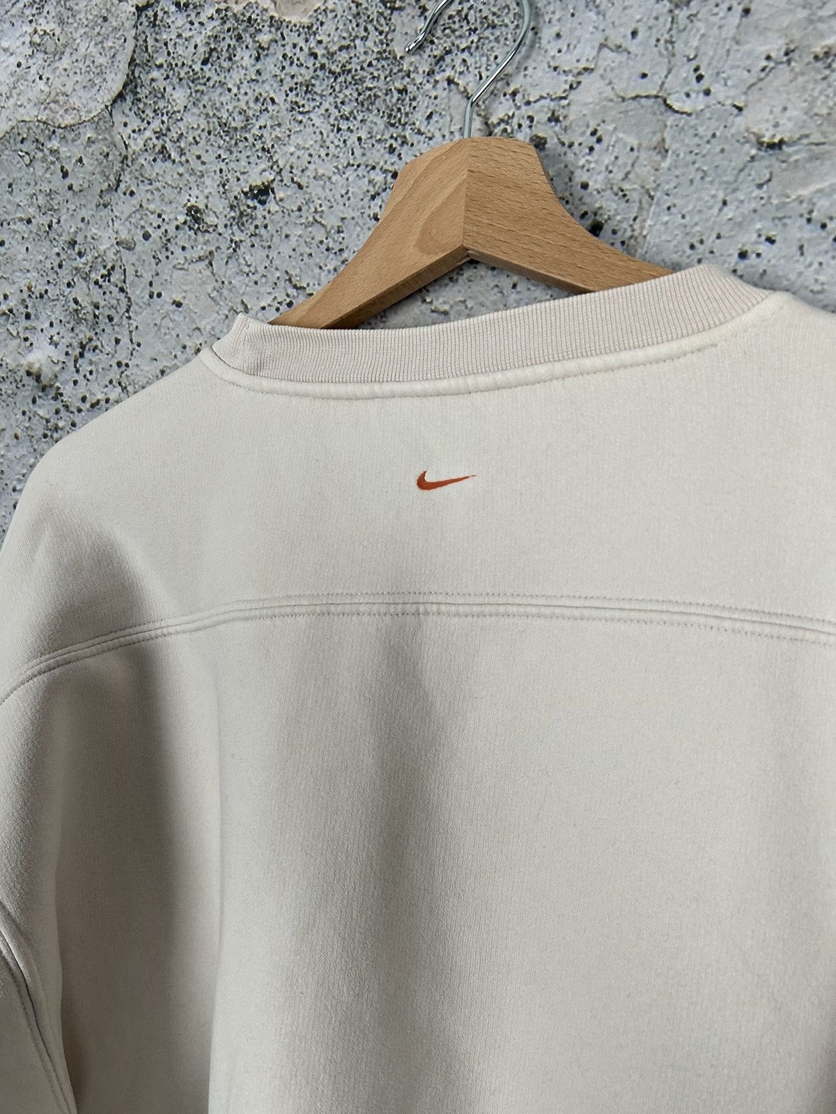 Nike Vintage Nike Cream Boxy Crewneck Streetwear Y2K 00s Hype Size US M / EU 48-50 / 2 - 6 Thumbnail