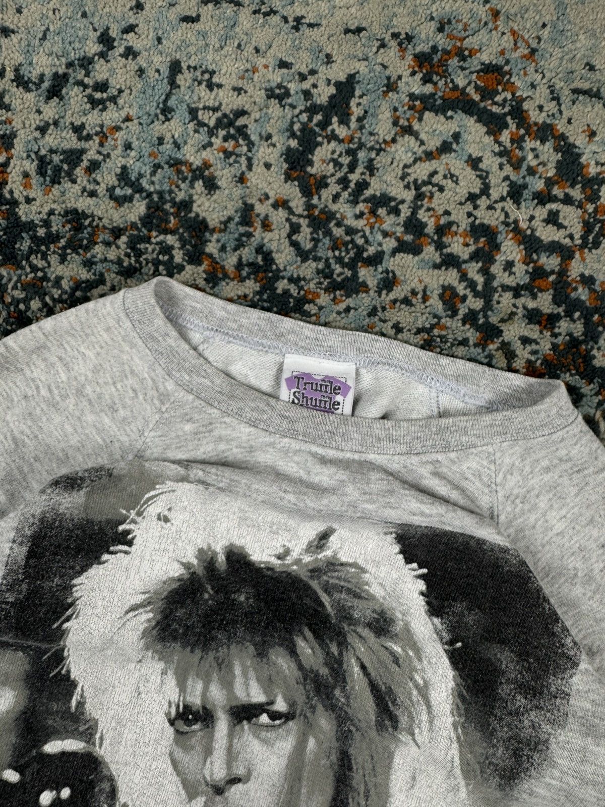 Band Tees × Vintage Vintage 00s David Bowie you remind me of the babe sweatshirt Size US XS / EU 42 / 0 - 5 Thumbnail