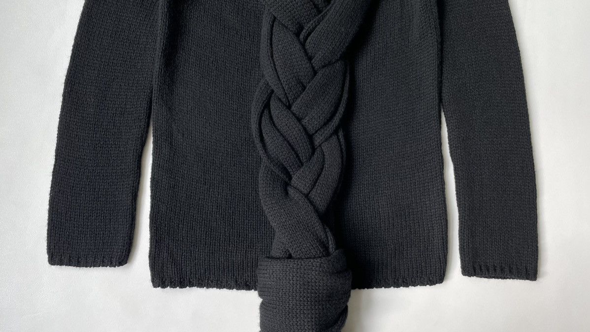 Comme des Garcons A/W 14 ‘3D Plait’ Knit Wool Sweater Size XS / US 0-2 / IT 36-38 - 6 Thumbnail