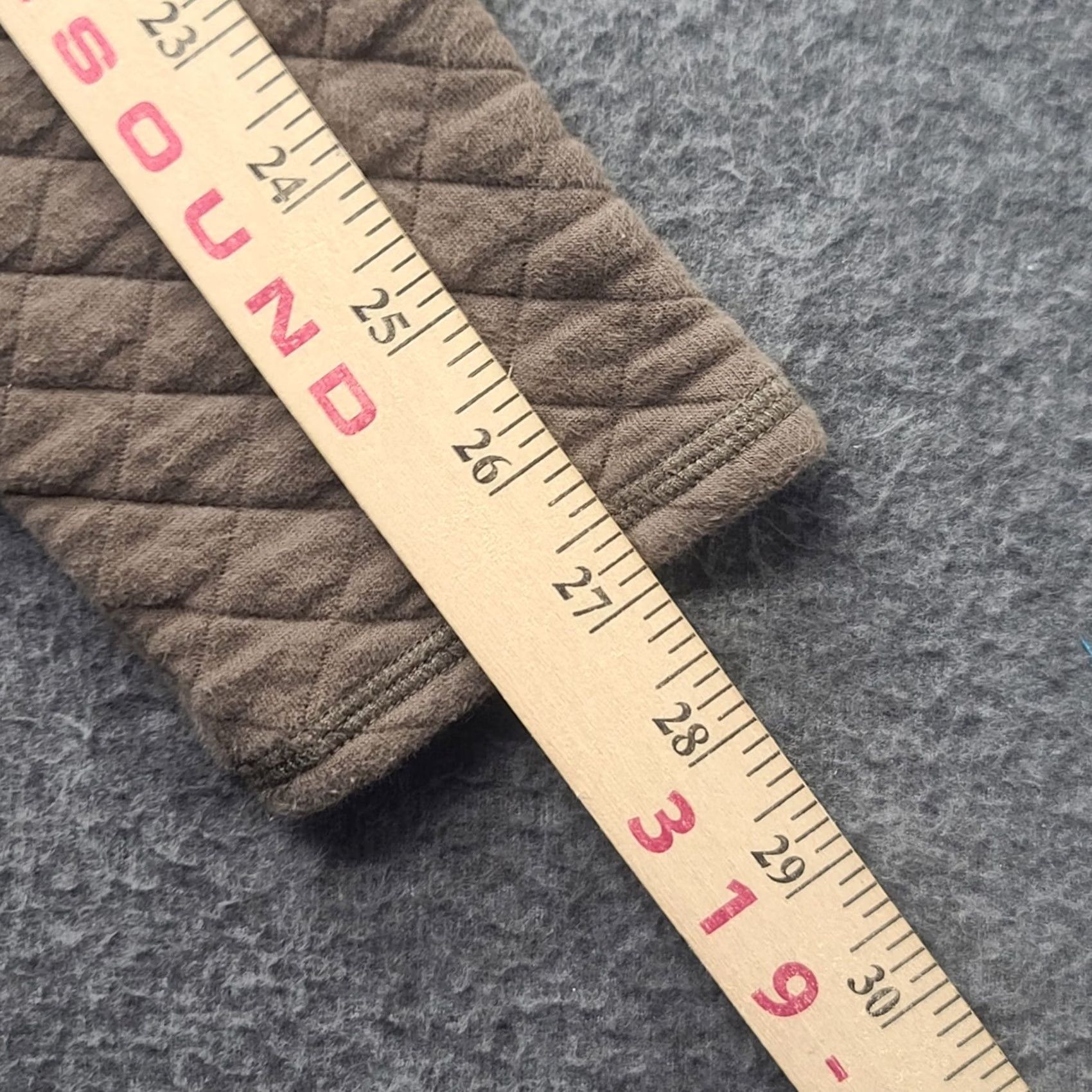 Vintage Duluth Trading Sweatshirt Womens XS Relaxed Knit Quilted Pullover Brown Mock Neck Long Sleeve Casual Size XS / US 0-2 / IT 36-38 - 5 Thumbnail