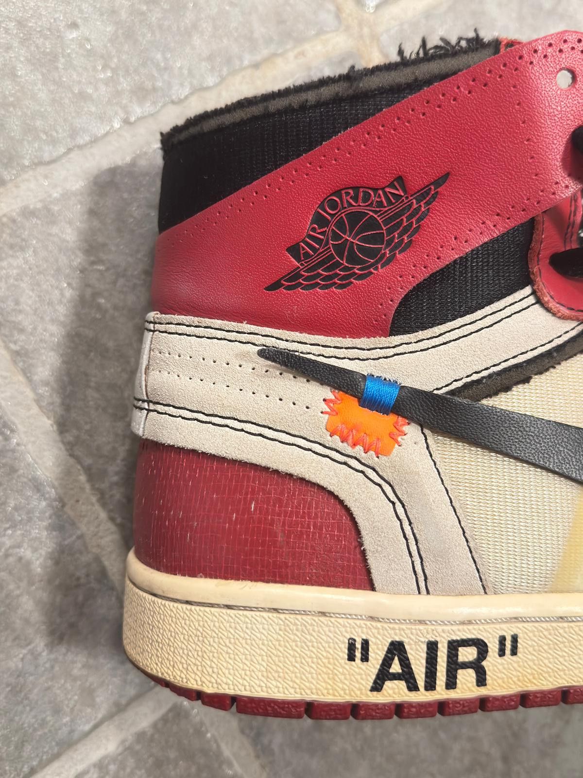 Jordan Brand × Off-White Off-White x Air Jordan 1 Retro High OG ‘Chicago’ Size US 8.5 / EU 41-42 - 7 Thumbnail