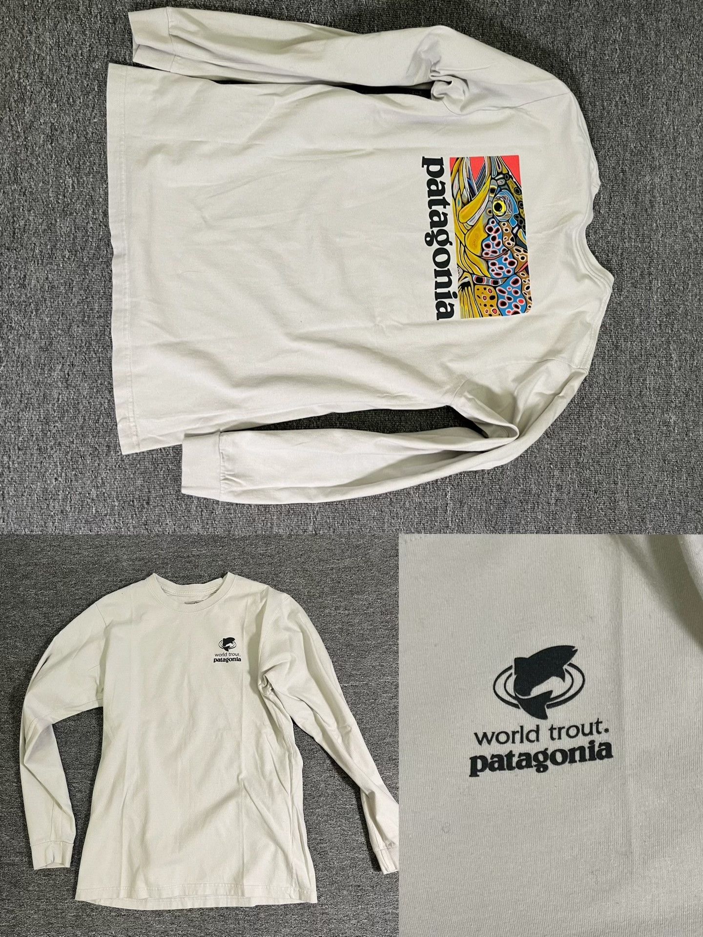 Patagonia Patagonia World Trout Long Sleeve T-Shirt Size US S / EU 44-46 / 1 - 1 Thumbnail