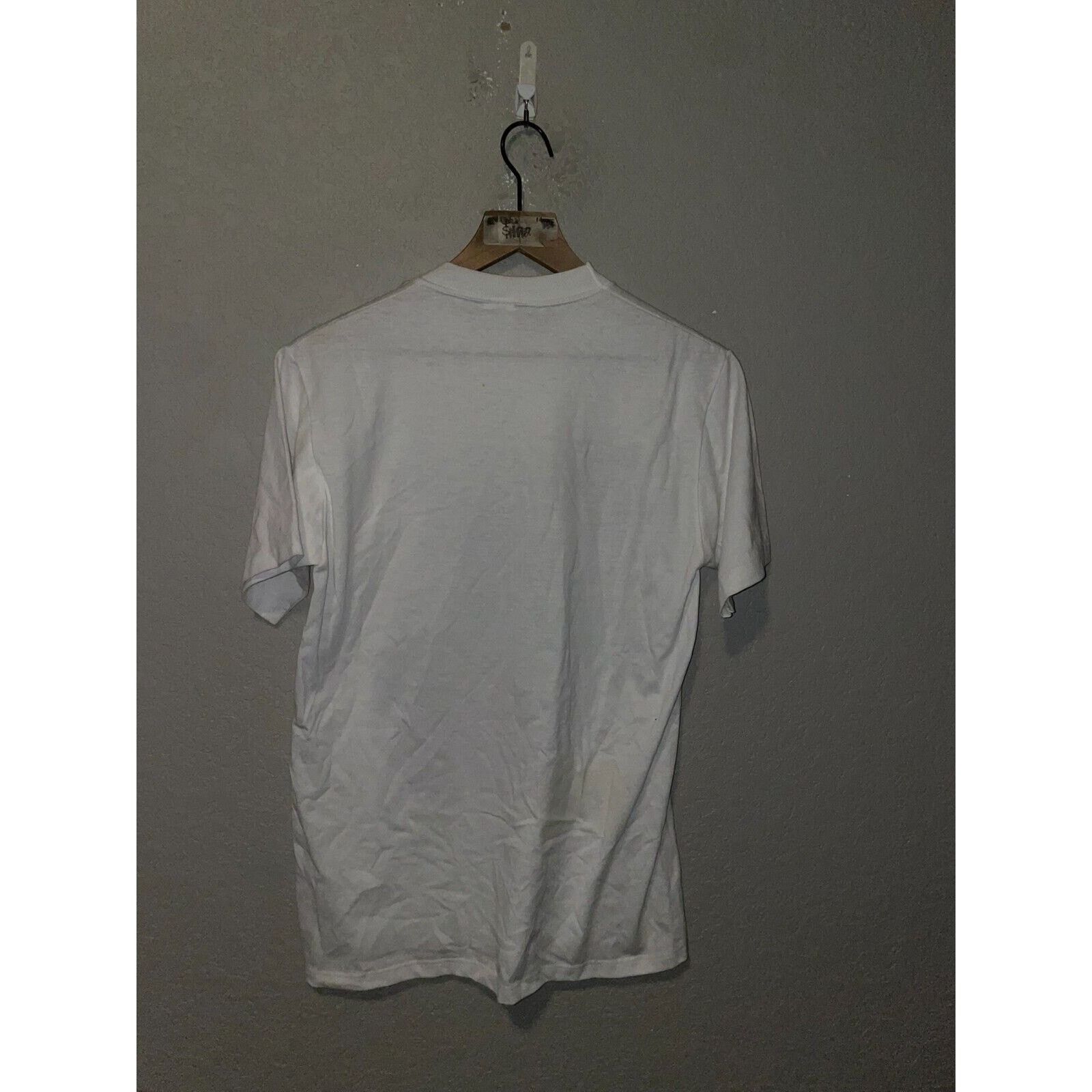 Jerzees Vintage Shark Shirt Cottonwood Cove Sharks White Tee 90s M Size US M / EU 48-50 / 2 - 11 Thumbnail