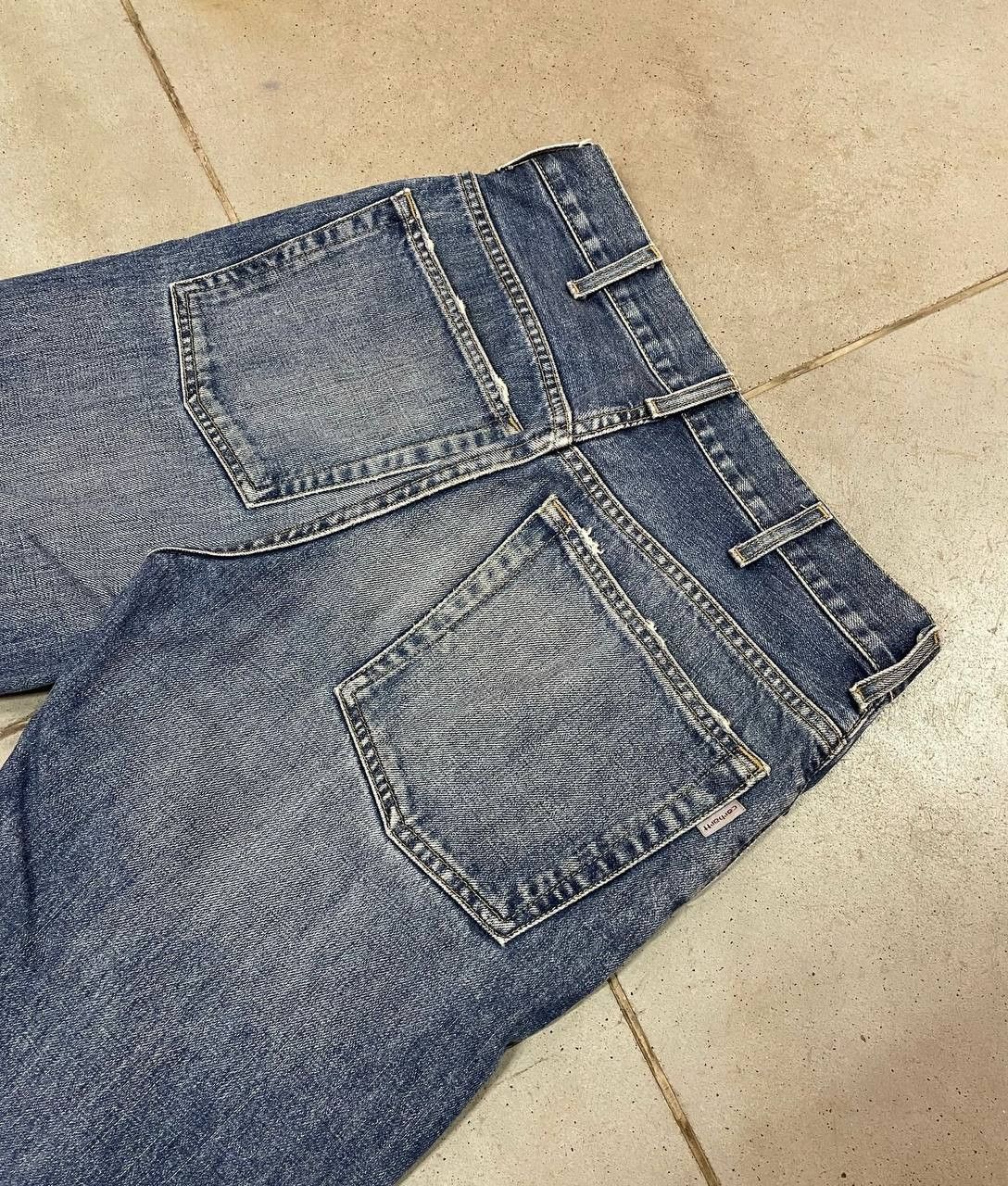 Carhartt Washed Denim Vintage Carhartt Jeans Size US 31 - 2 Thumbnail