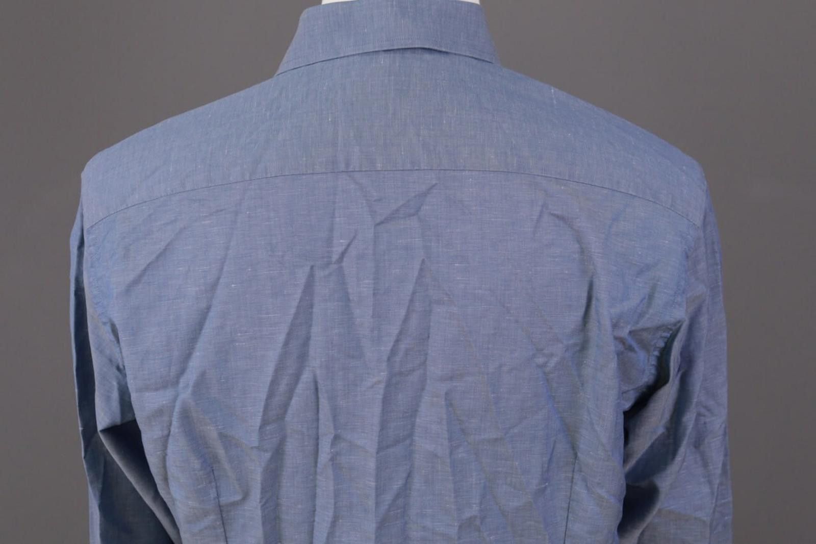 Eton Eton Blue Contemporary Wr Free Cotton Shirt Size 42 / 16 Size US M / EU 48-50 / 2 - 8 Thumbnail