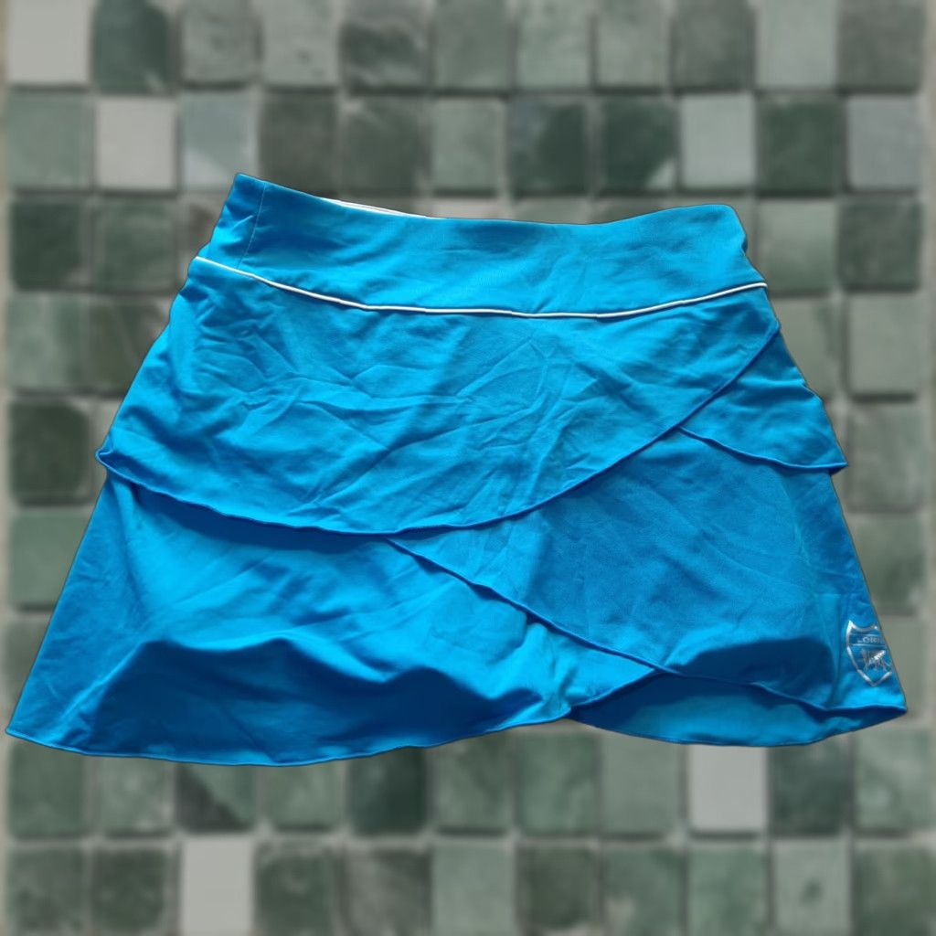 Vintage **Loriet Women's Small Blue Elastic Waist Casual Sports Mini Skirt** User: Loriet Women's Small Blue Elastic Waist Casual Sports Mini Skirt Size 28" / US 6 / IT 42 - 1 Thumbnail