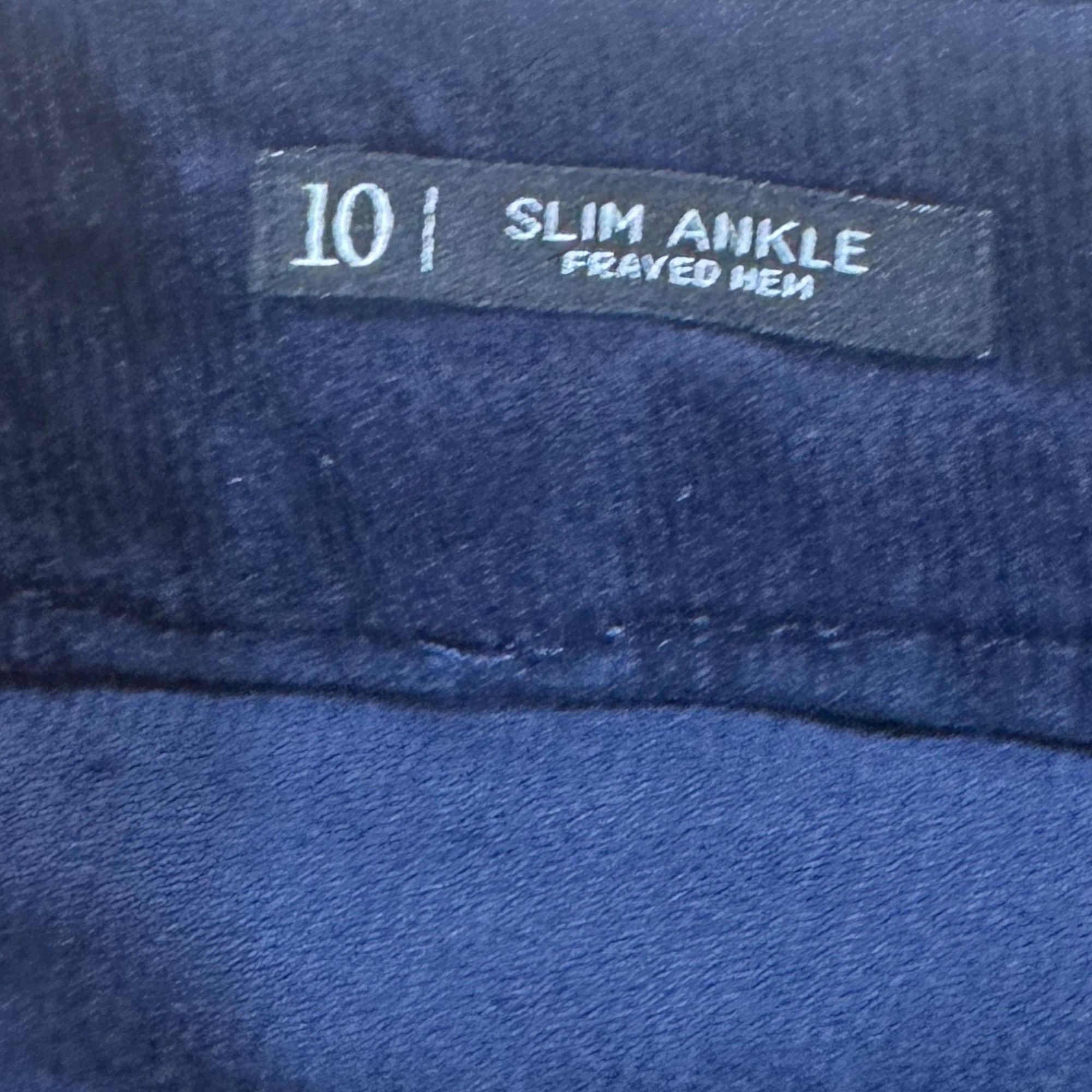 Talbots Talbots Corduroy Flawless Five Pocket Slim Ankle Pants Navy Size 32" / US 10 / IT 46 - 8 Thumbnail
