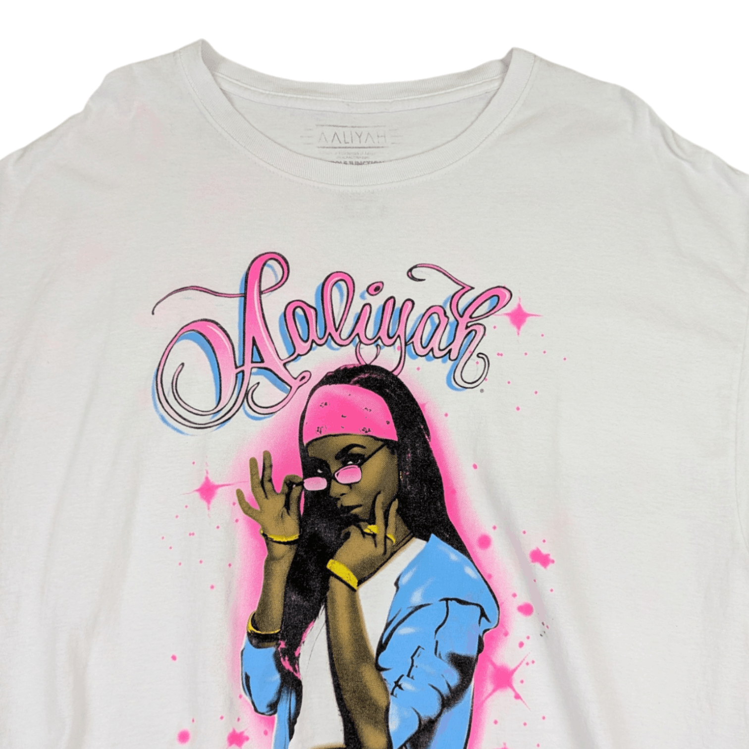 Band Tees AALIYAH Hip Hop Rap Tee T-Shirt Size US XL / EU 56 / 4 - 4 Thumbnail