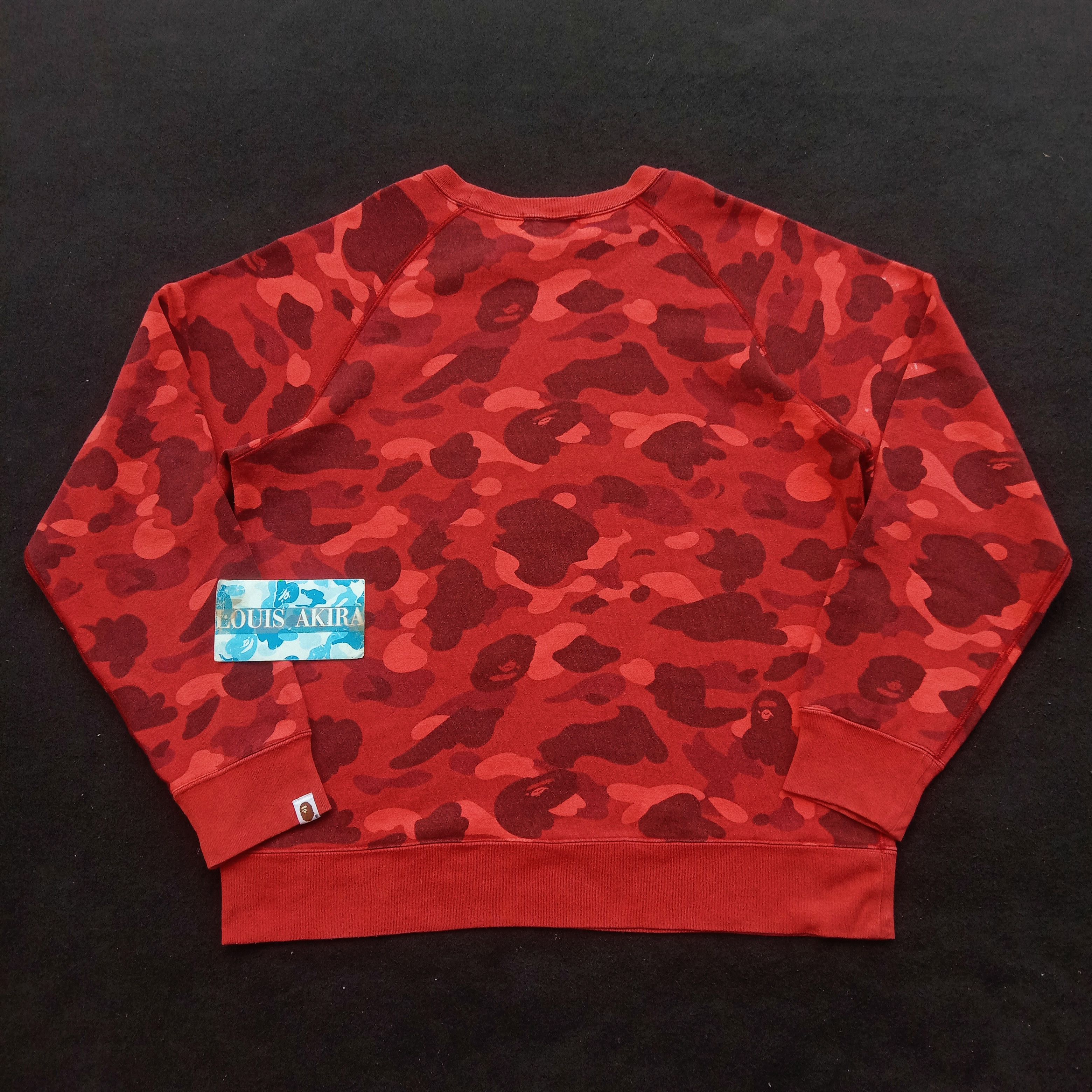 Bape Color Camo Ape Head Crewneck (2017) Size US XL / EU 56 / 4 - 4 Thumbnail