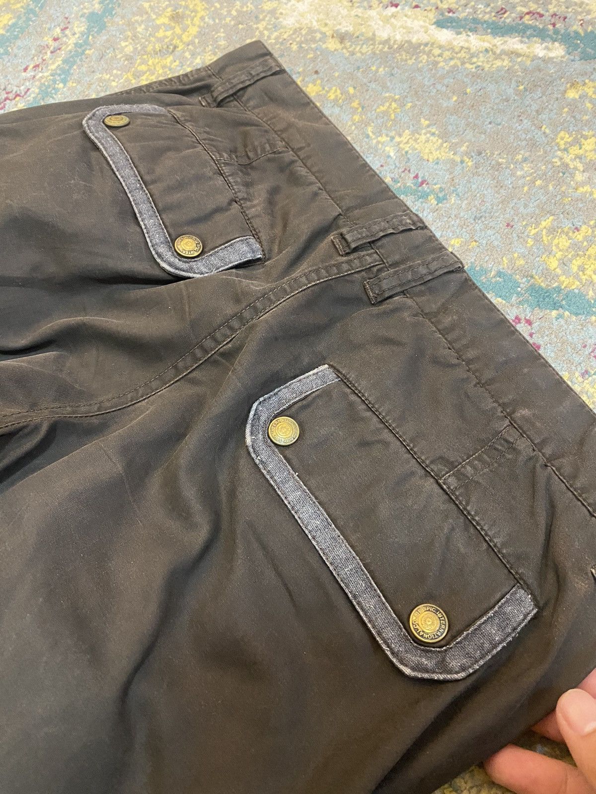 Tornado Mart 🔥Tornado Mart Japan Bondage Flare MultiPocket Pant Size US 32 / EU 48 - 7 Thumbnail