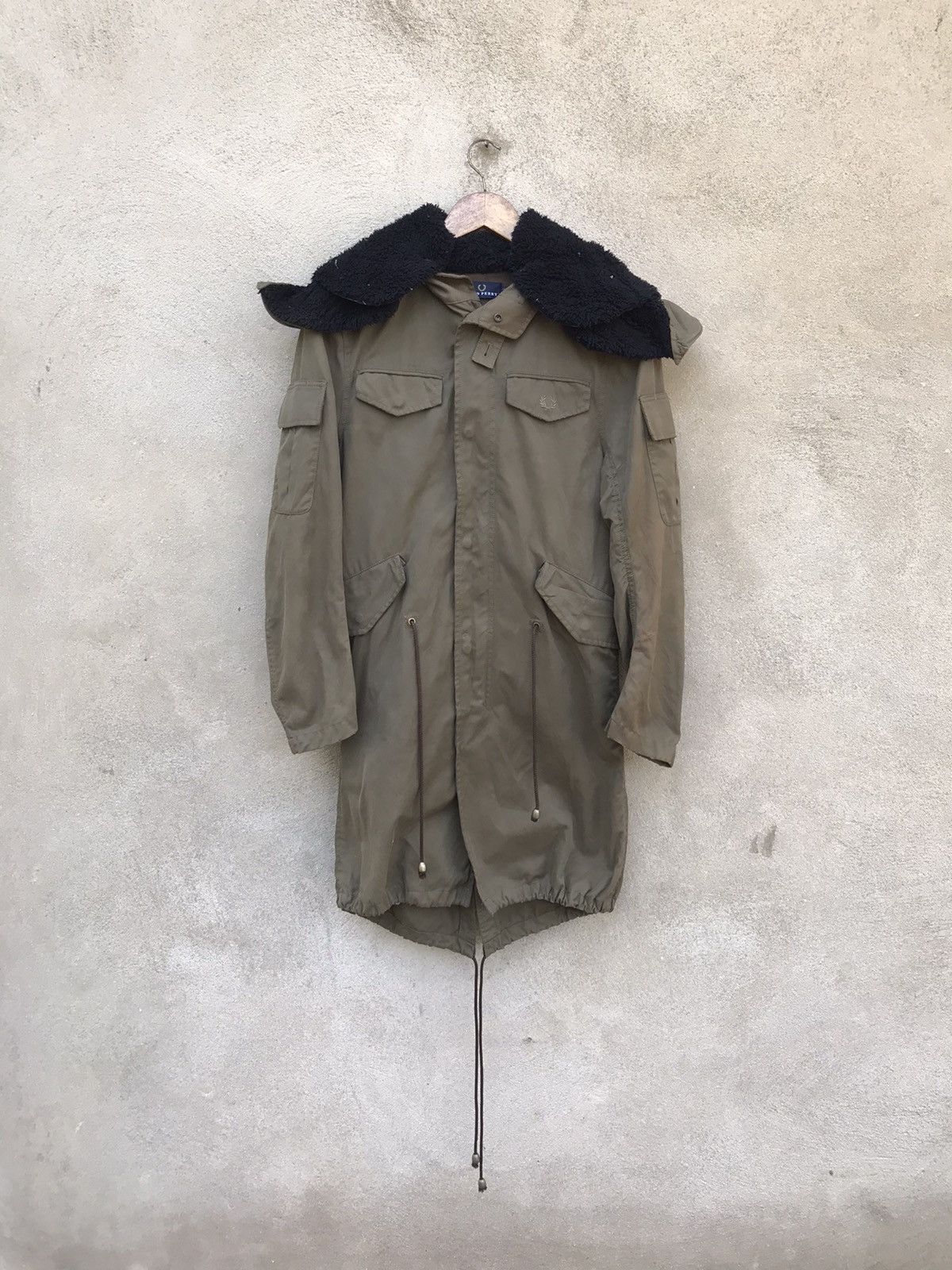 Fred Perry VINTAGE FRED PERRY CASUAL PARKA JACKET HOODIE Size M / US 6-8 / IT 42-44 - 4 Thumbnail