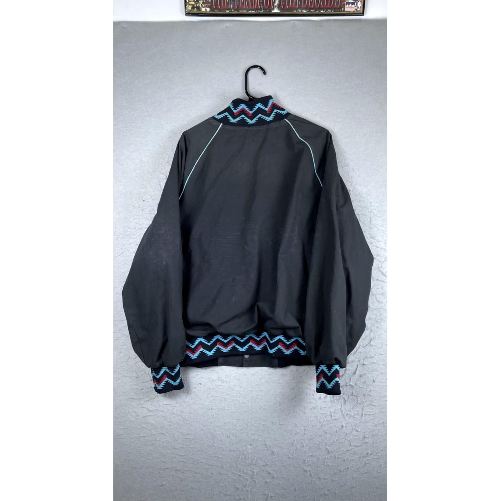 Vintage VINTAGE Westark Jacket Mens XL Black Southwestern Bomber Snap Front USA 90s Size US XL / EU 56 / 4 - 7 Thumbnail