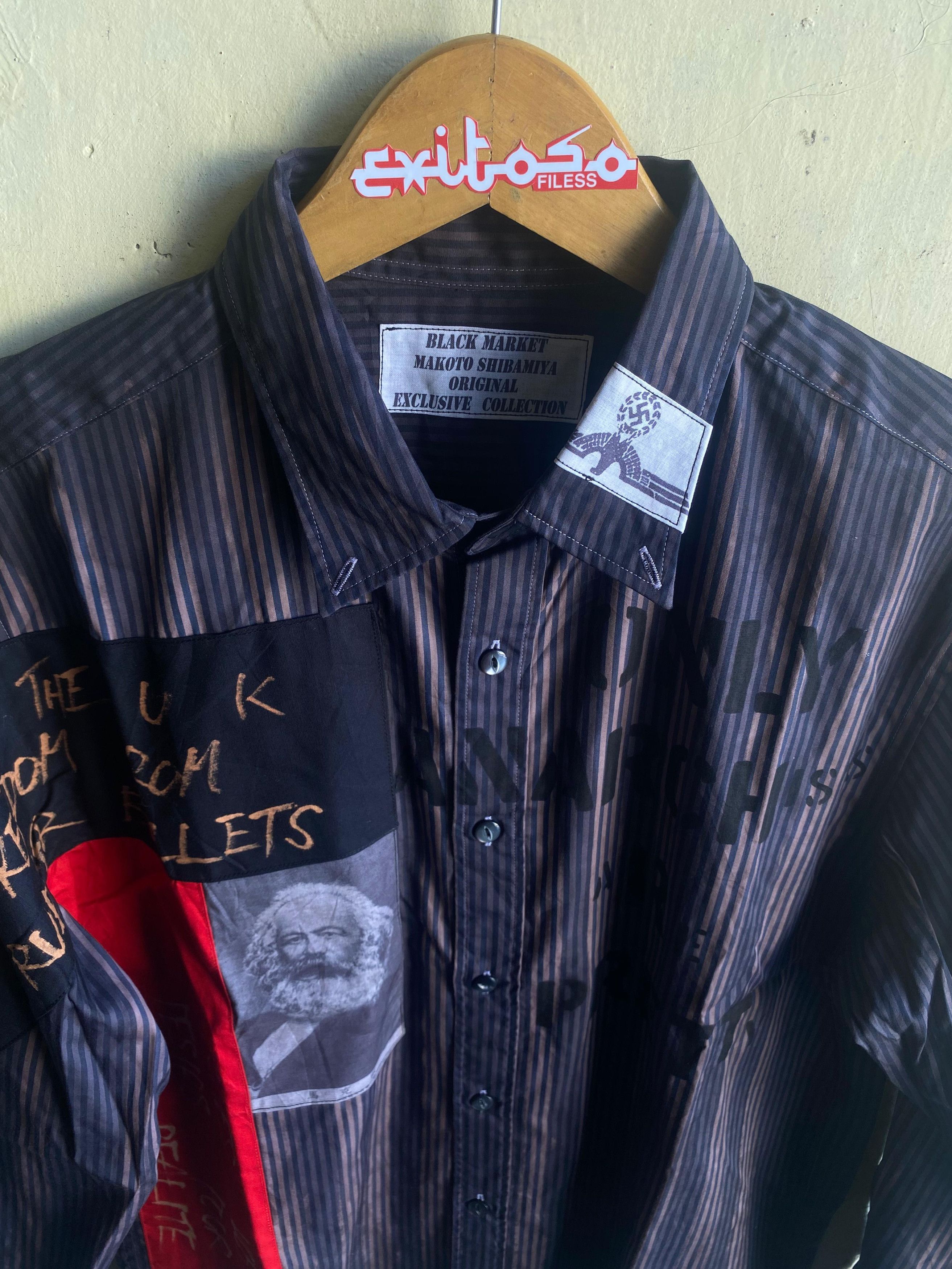 Japanese Brand Japanese Anarchy Button Shirt Size US L / EU 52-54 / 3 - 8 Thumbnail