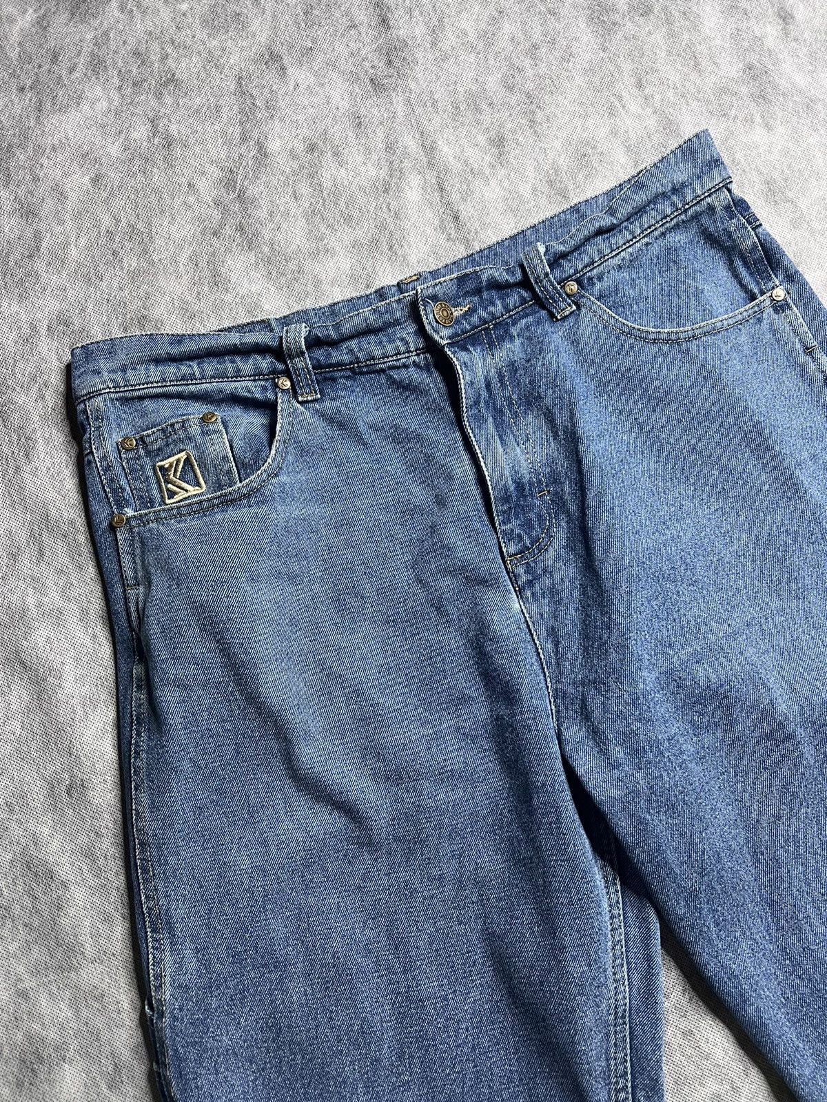 Karl Kani Karl Kani Jeans Dark Wash Denim Cargo Pants Size US 36 / EU 52 - 4 Thumbnail