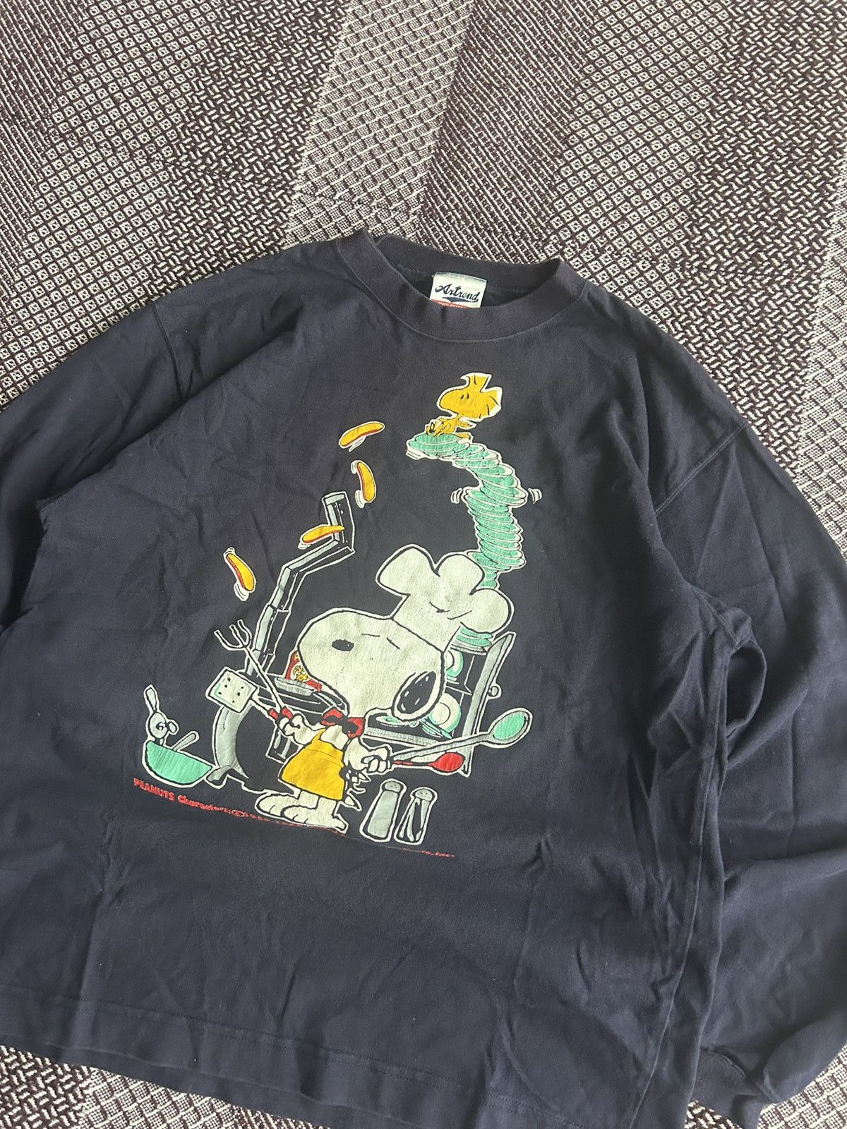 Vintage Vintage 80s Peanuts Graphic Print Y2K Sweatshirt Copyright Size US M / EU 48-50 / 2 - 3 Thumbnail